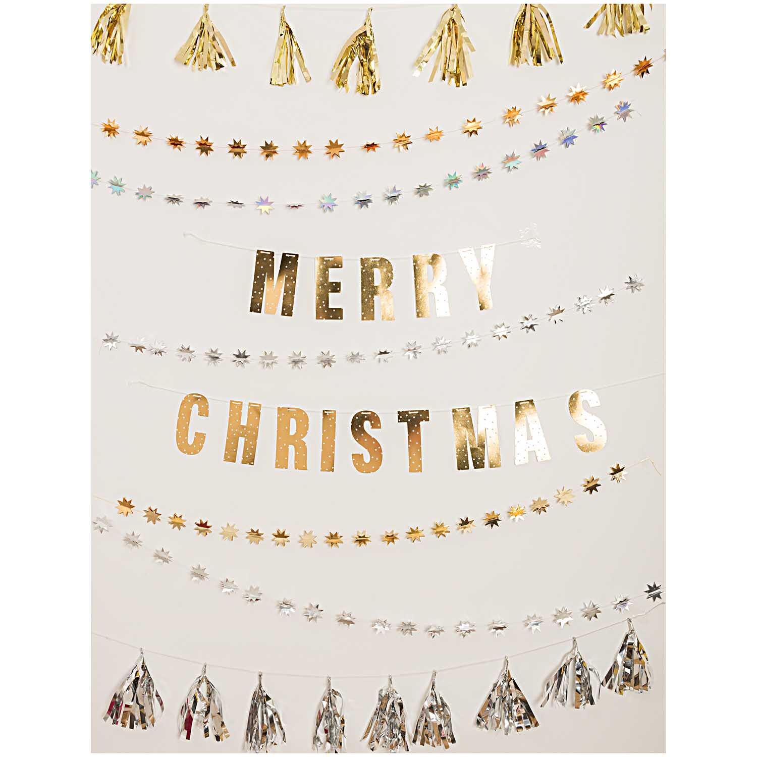 Paper Poetry Girlande Quasten gold 2,8m von Rico Design Paper Poetry Girlande Quasten gold 2,8m von Rico Design, dekoriert mit glänzenden Quasten und festlichen Schriftzügen. Ideal für Weihnachtsfeiern.