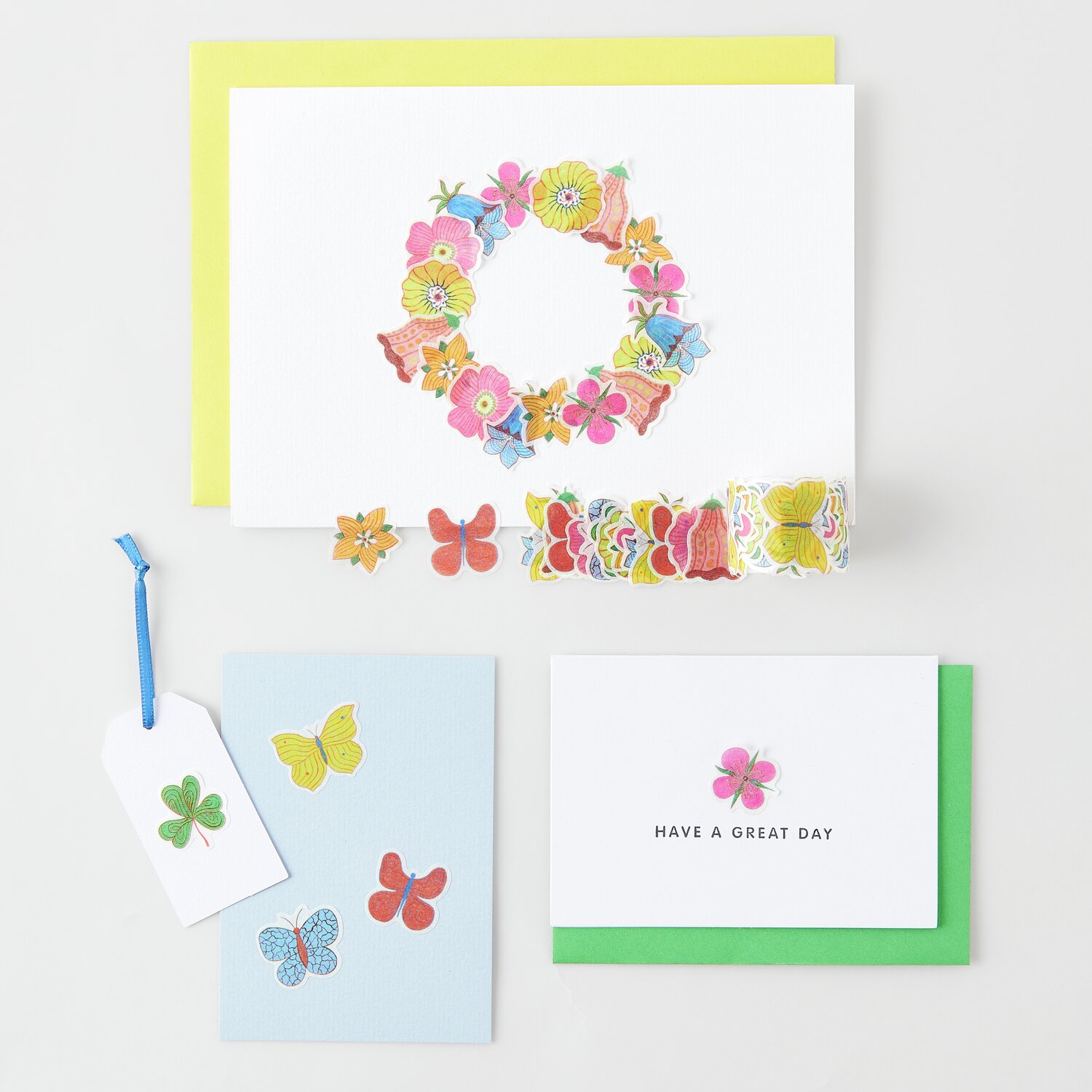Washi Sticker Midsommar Magic 200 Stück von Rico Design Washi Sticker Midsommar Magic: Bunte Sticker von Rico Design auf Karten und Anhänger, 200 Stück.