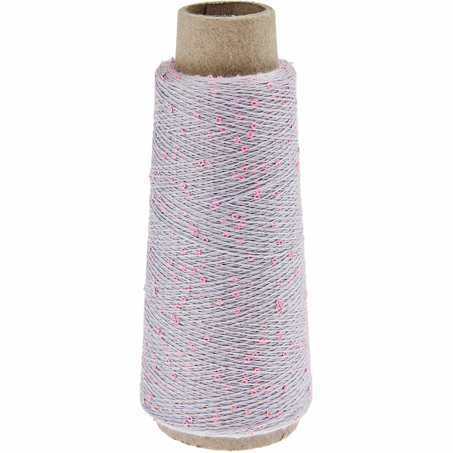 Creative Make It Blümchen 25g 375m Couleur Lavande from Rico Design Creative Make It Blümchen: Lavendel Garnrolle mit rosa Akzenten, 25g 375m, ideal für kreative Handarbeiten.