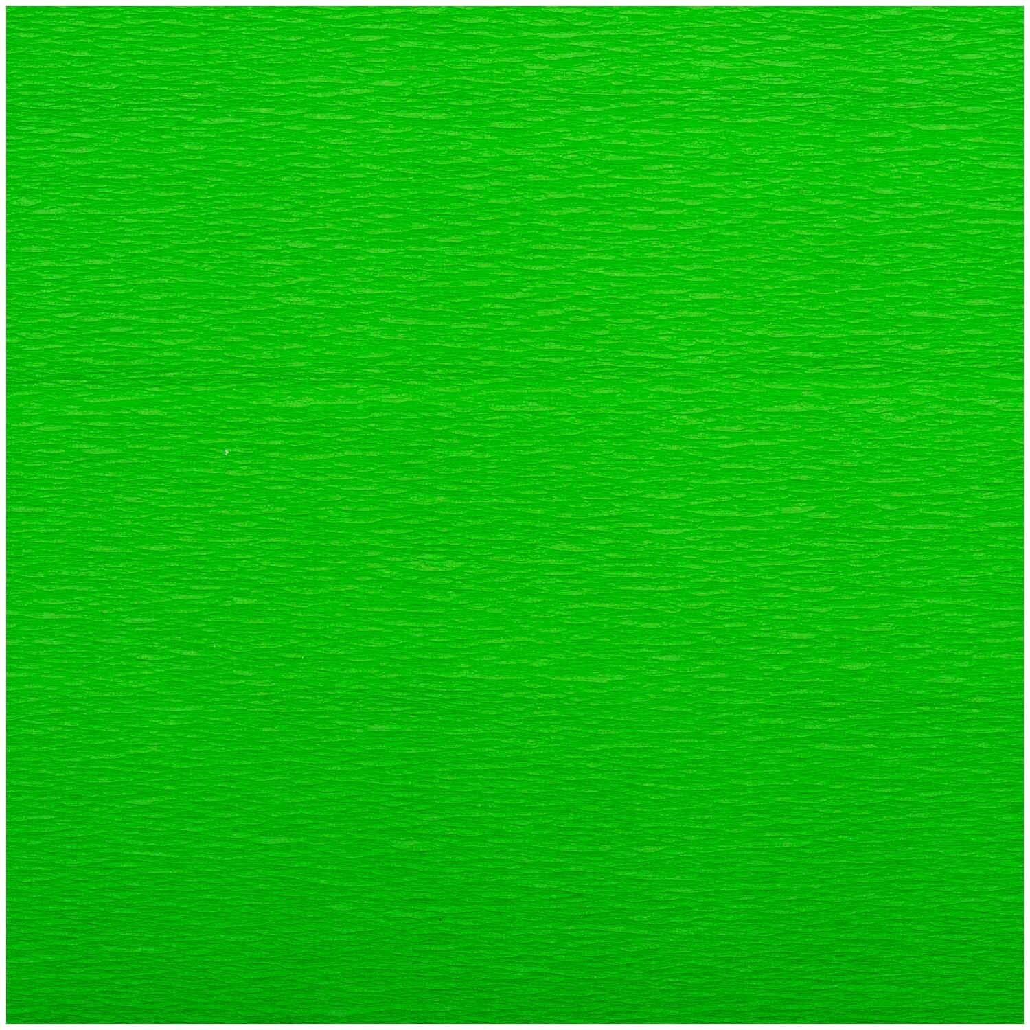 Krepp-Papier 50x250cm Farbe Grün von Rico Design Krepp-Papier 50x250cm von Rico Design in leuchtendem Grün, ideal für kreative Bastelprojekte.