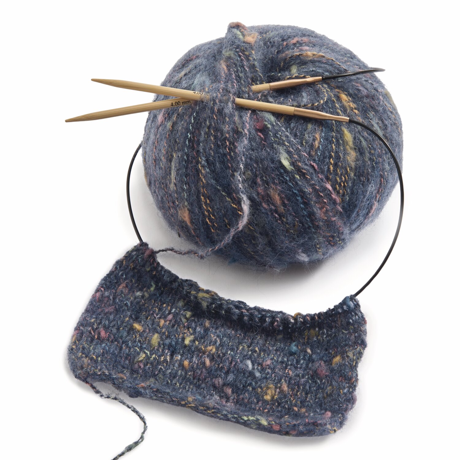 Fashion Cotton Alpaca Fun Neps 50g 215m Couleur Marine from Rico Design