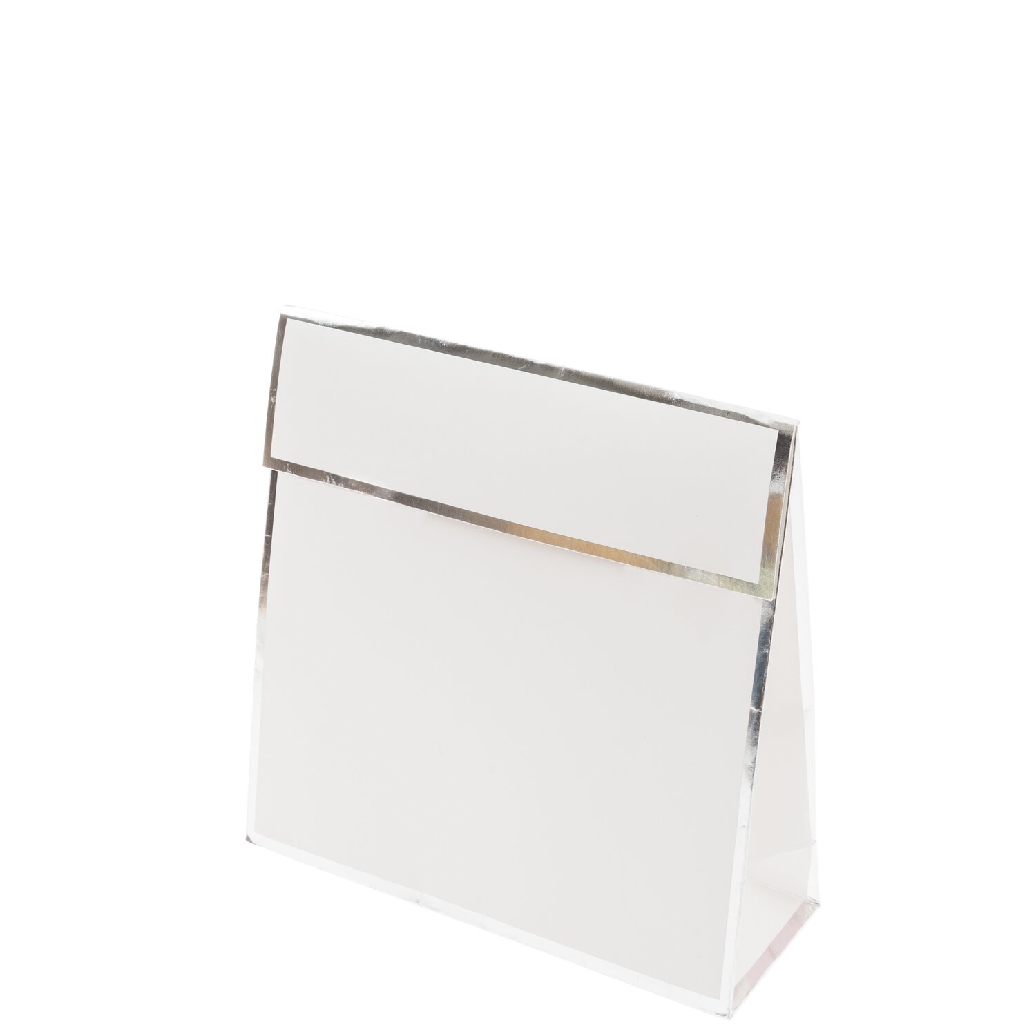 Paper Poetry Geschenktasche mit Klappe von Rico Design, ideal für stilvolle Geschenke, 17x17x6cm.