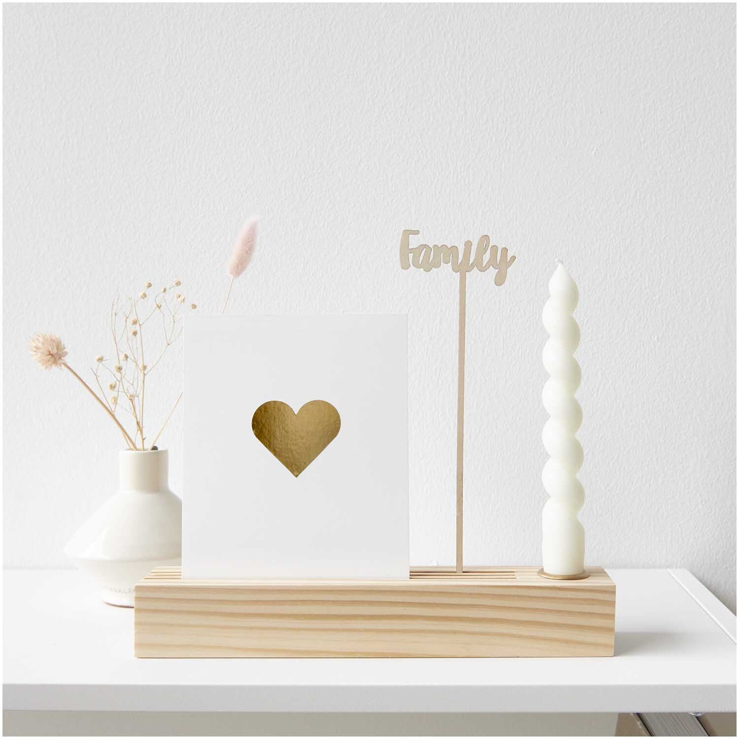 Holzpicker Family 23,6x5,9cm von Rico Design