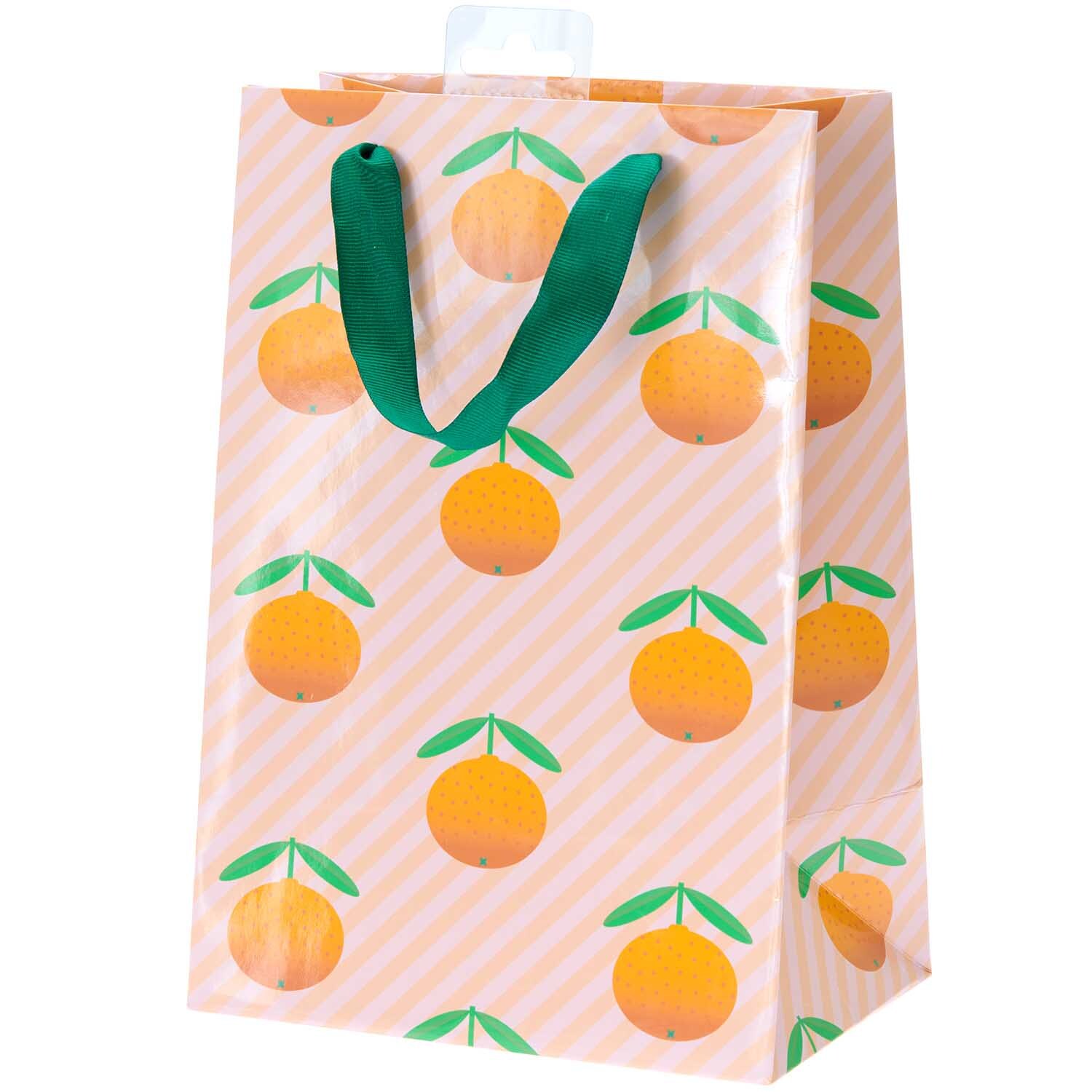 Paper Poetry Geschenktüte Orangen 18x26x12cm von Rico Design