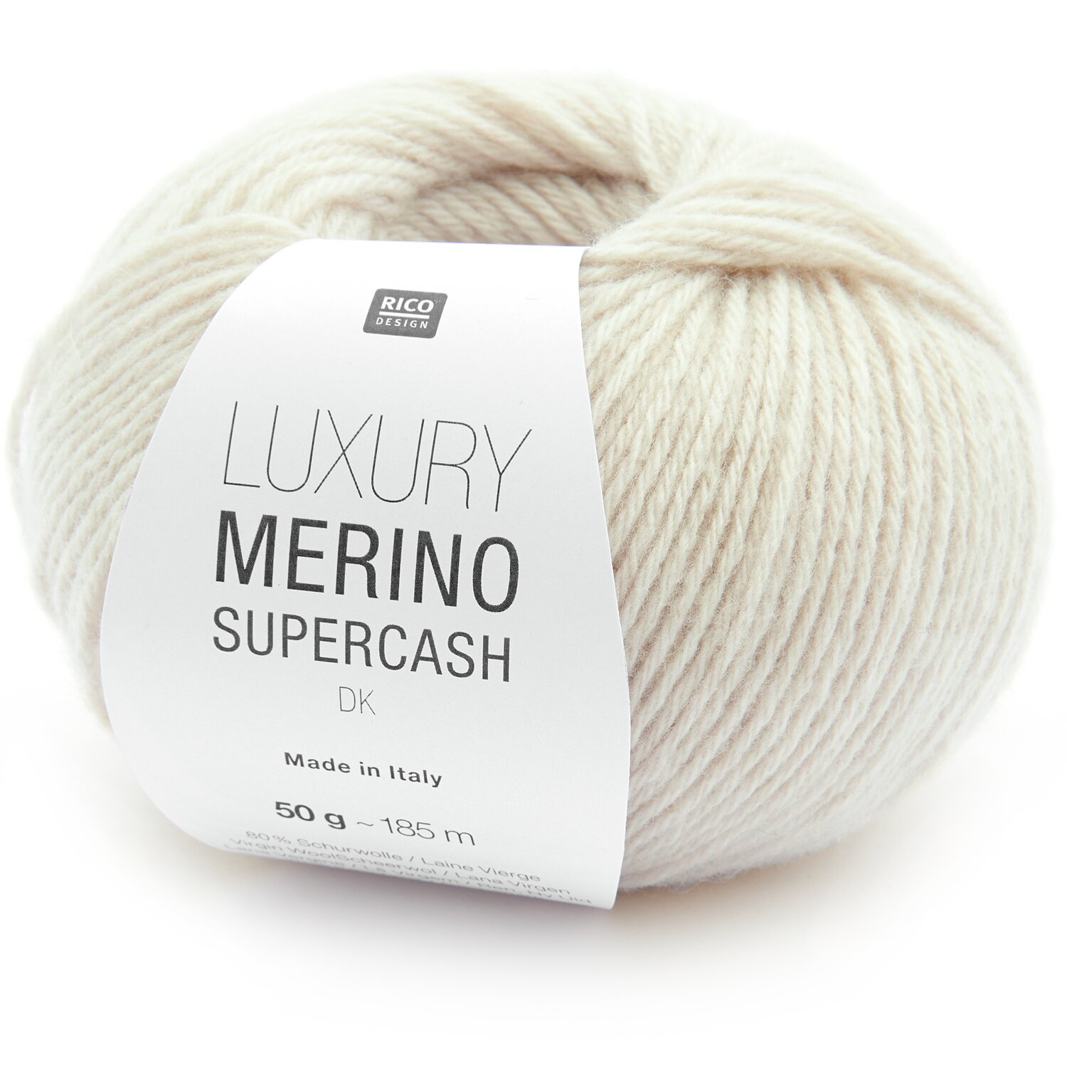 Luxury Merino Supercash dk 50g 160m Couleur Nature from Rico Design Luxury Merino Supercash dk 50g 160m Couleur Nature from Rico Design