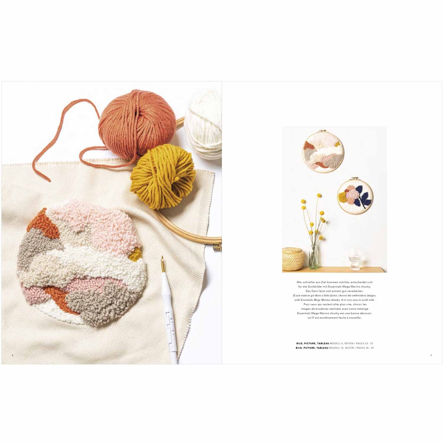 Embroidery book Punch Needle Embroidery book Punch Needle