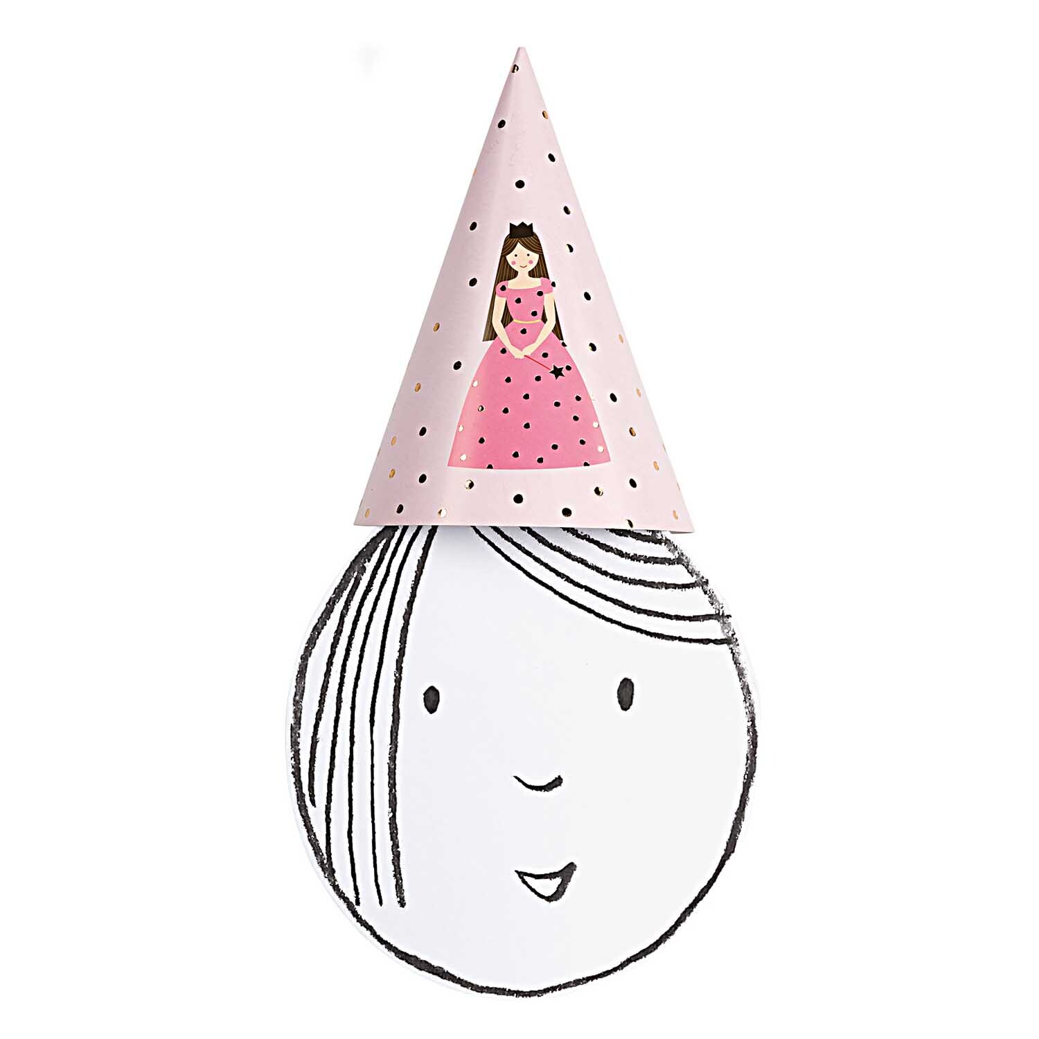 Partyhüte Prinzessin 20cm 8 Stück von Rico Design Partyhüte Prinzessin 20cm 8 Stück: Bunte Partyhüte mit Prinzessin-Motiv von Rico Design, ideal für Kindergeburtstage.