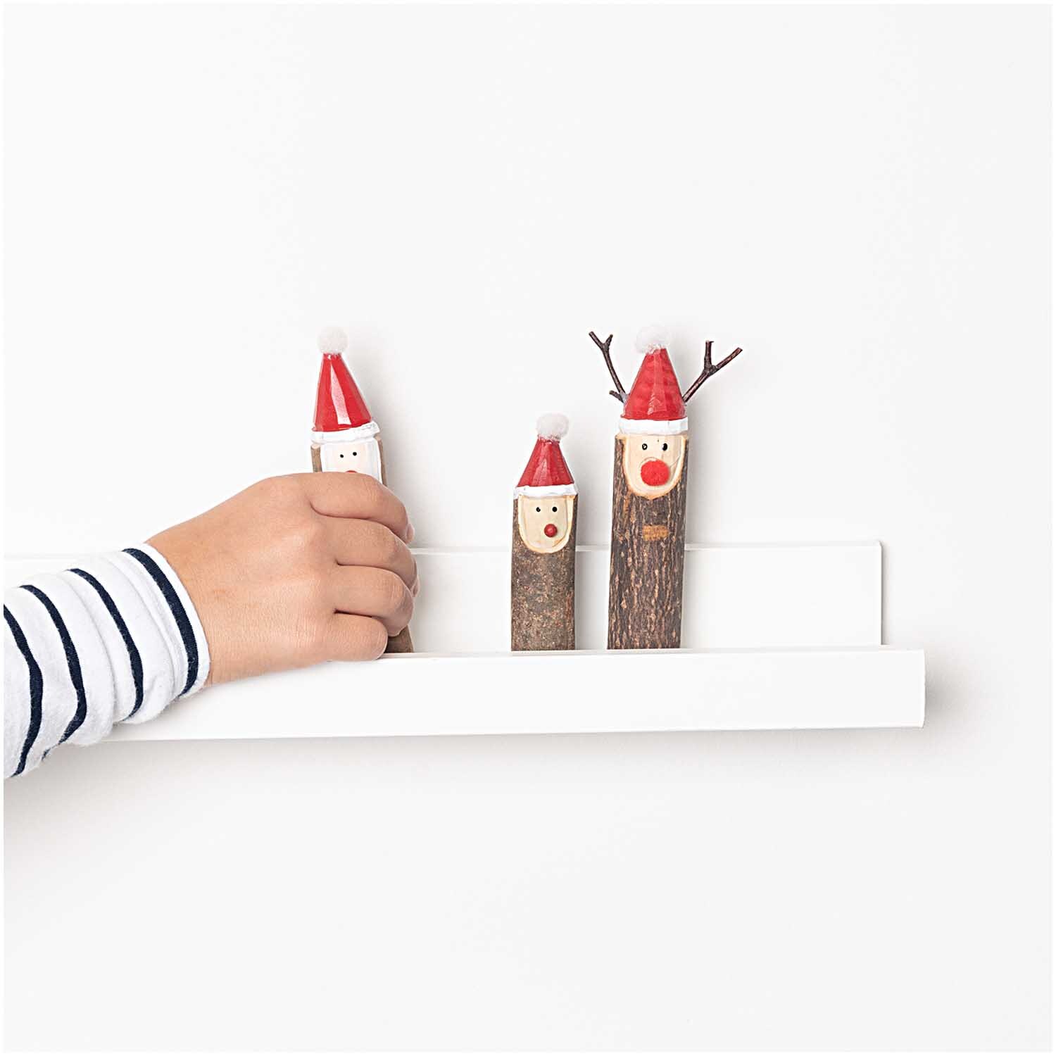 Holzfigur Rentier 7x12,5cm von Rico Design