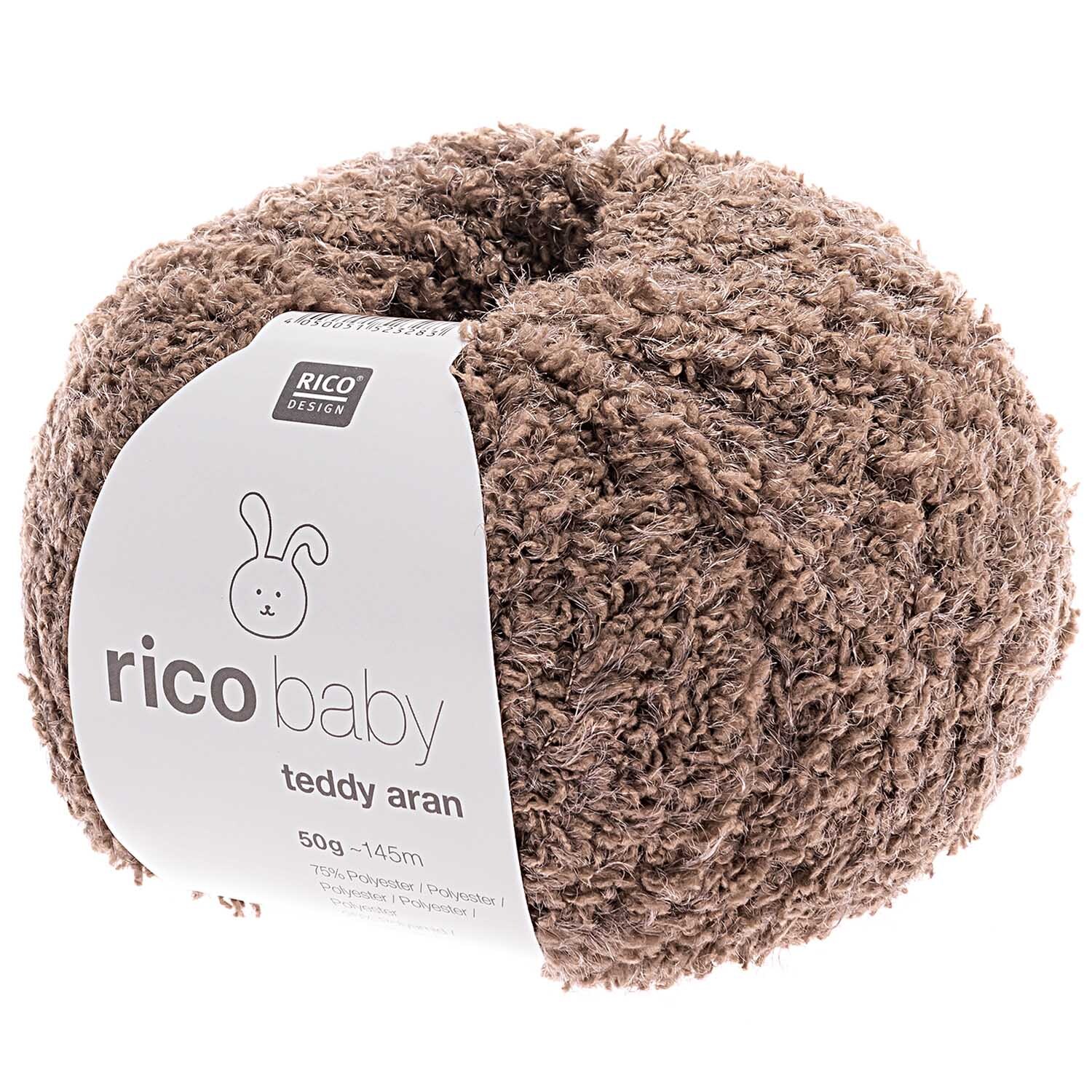 Rico Baby Teddy aran 50g 135m colour Putty from Rico Design Rico Baby Teddy aran 50g 135m colour Putty from Rico Design