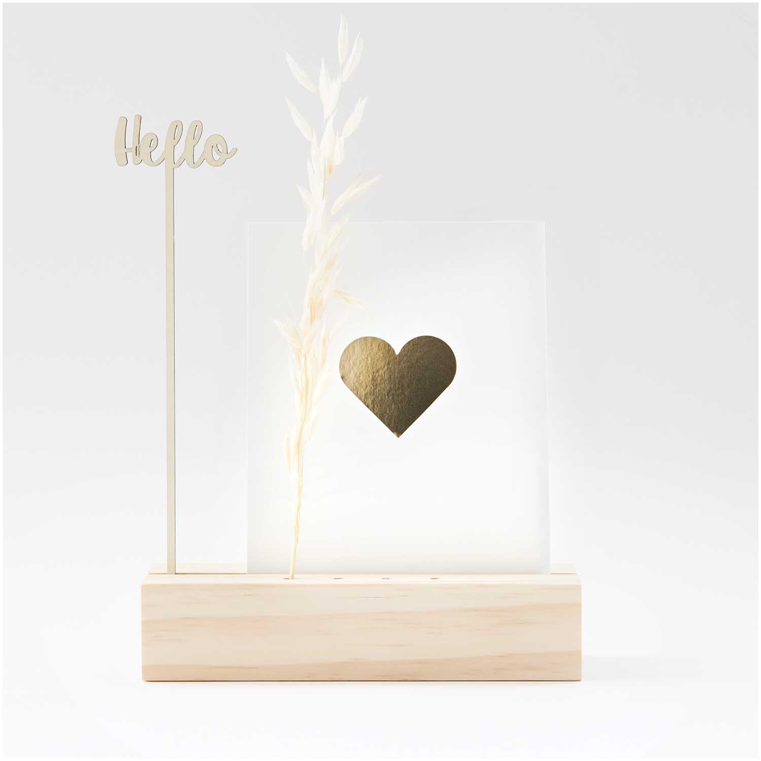 Holzpicker Hello 23,6x4,7cm von Rico Design