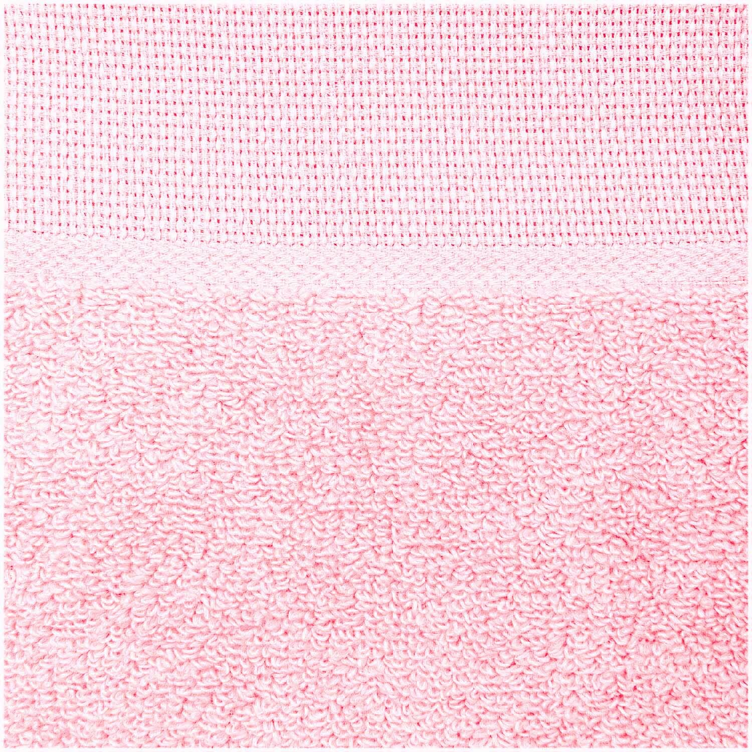 Gant de toilette 15x21cm Couleur Rose clair from Rico Design Waschhandschuh 15x21cm in hellrosa von Rico Design, zeigt eine weiche Textur mit feinem Muster. Ideal für sanfte Hautpflege.
