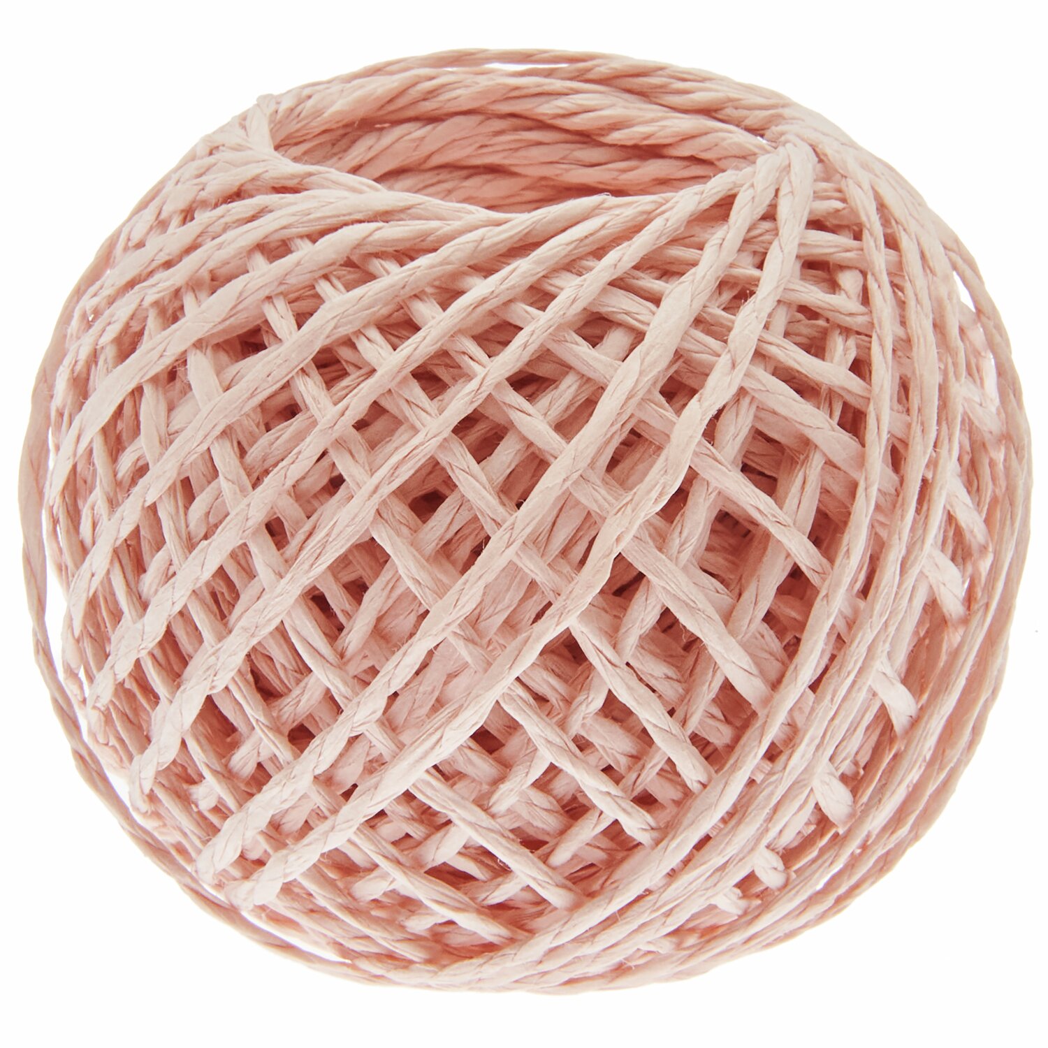 Papierschnur 1mm 20m Farbe Puder von Rico Design Papierschnur 1mm 20m von Rico Design in Puder. Das Bild zeigt eine Rolle feiner Papierschnur.