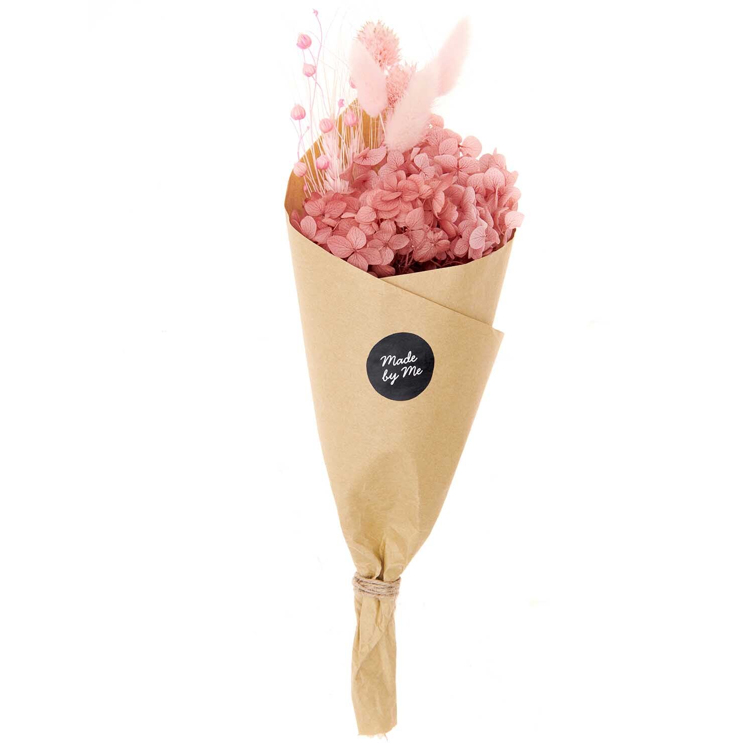 Trockenblumenstrauß pastell-pink 30cm 13-teilig von Rico Design