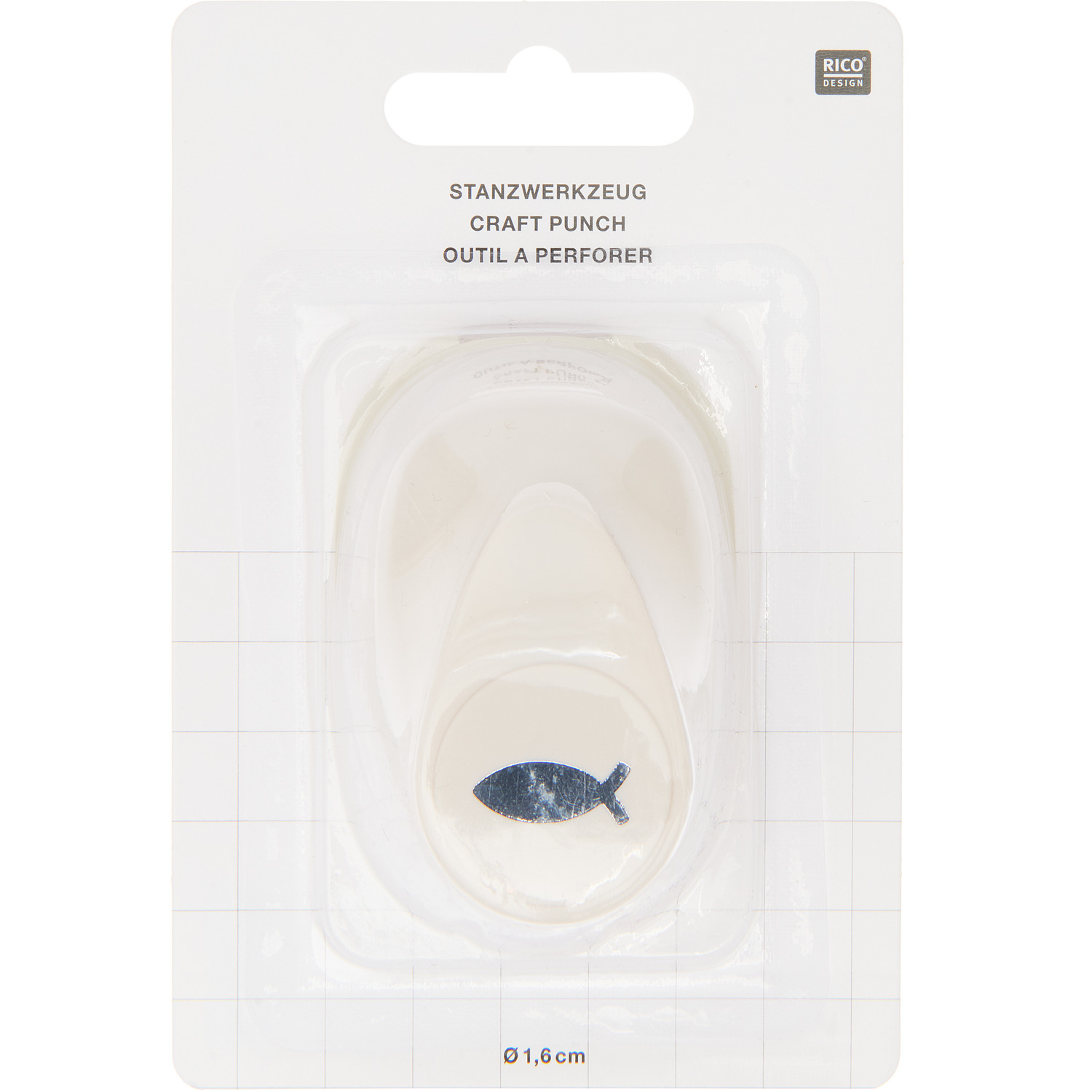 Paper Poetry Stanzer Fischsymbol 1,6cm von Rico Design