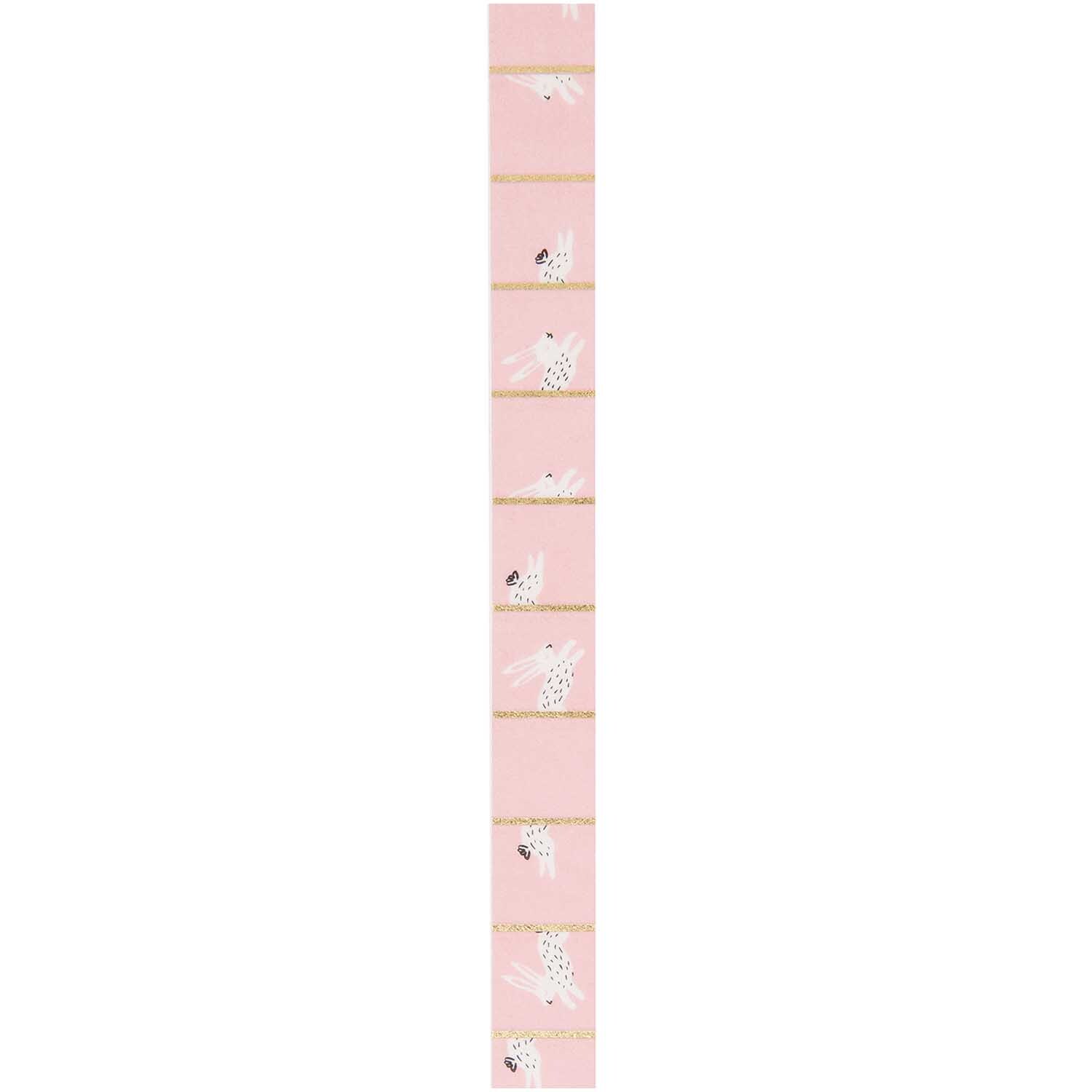 Paper Poetry Tape Bunny Hop rosa 1,5cm 10m von Rico Design Paper Poetry Tape Bunny Hop zeigt ein zartes rosa Design mit Hasenmotiven von Rico Design. Ideal für kreative Projekte.
