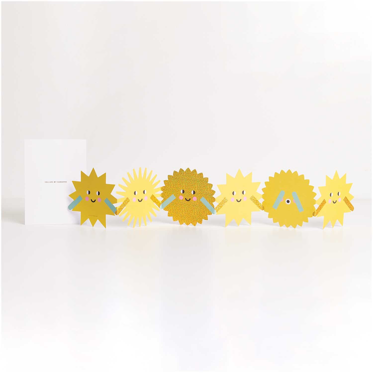 Paper Poetry Zickzack-Karte You are my sunshine 12x67,5cm von Rico Design