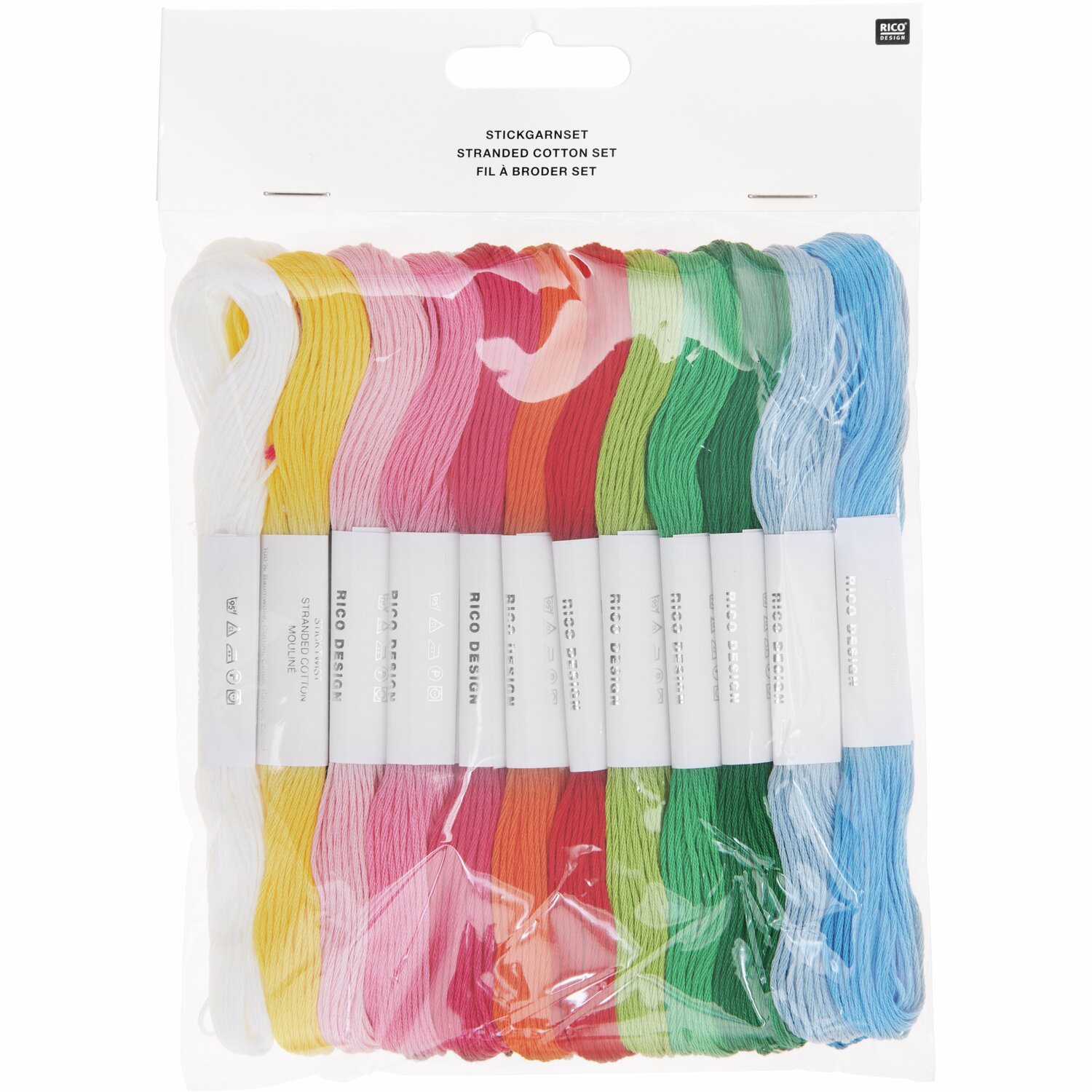 Set de fils à broder Multicolour Classic 24 pièces 24-teilig from Rico Design