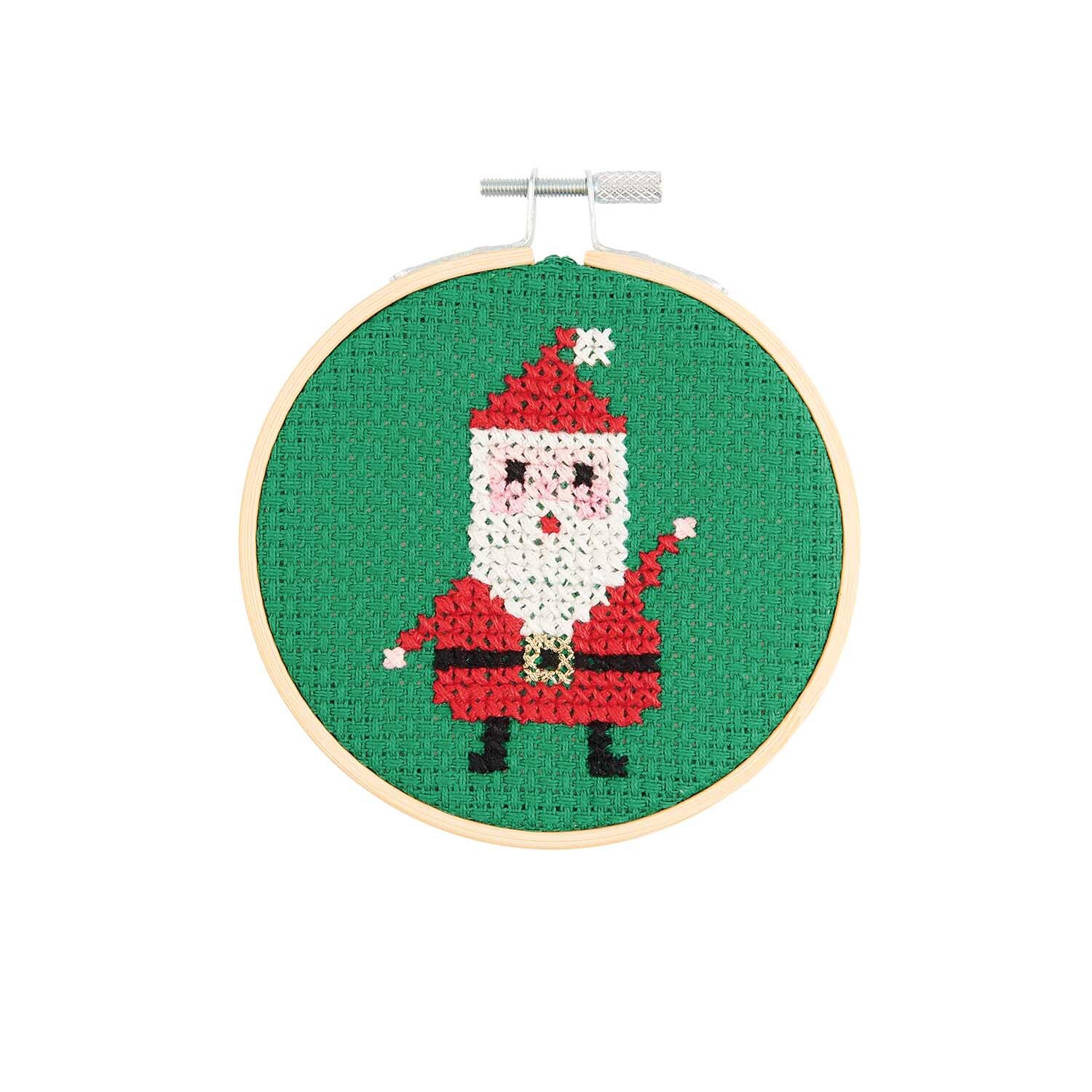 Stickpackung Bild Nikolaus Ø10cm von Rico Design