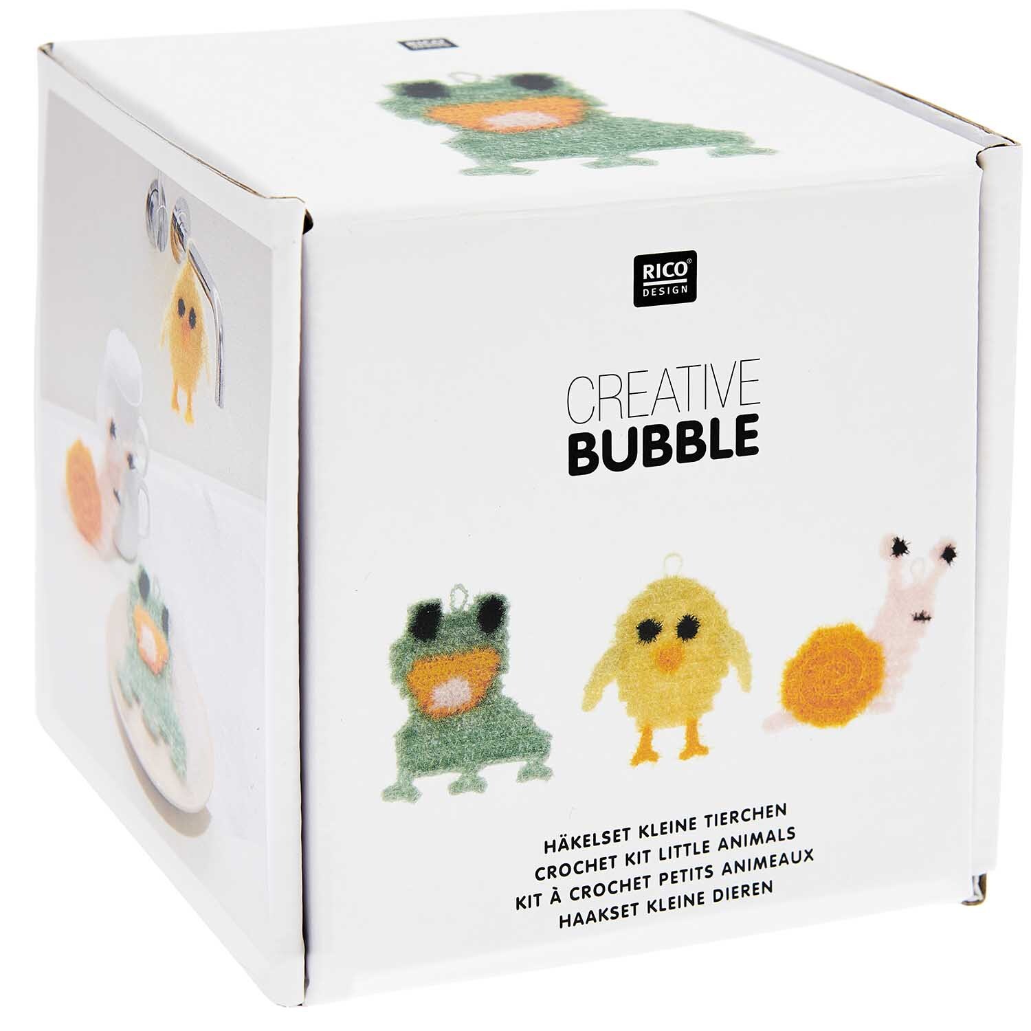 Häkelset Creative Bubble Kleine Tierchen von Rico Design