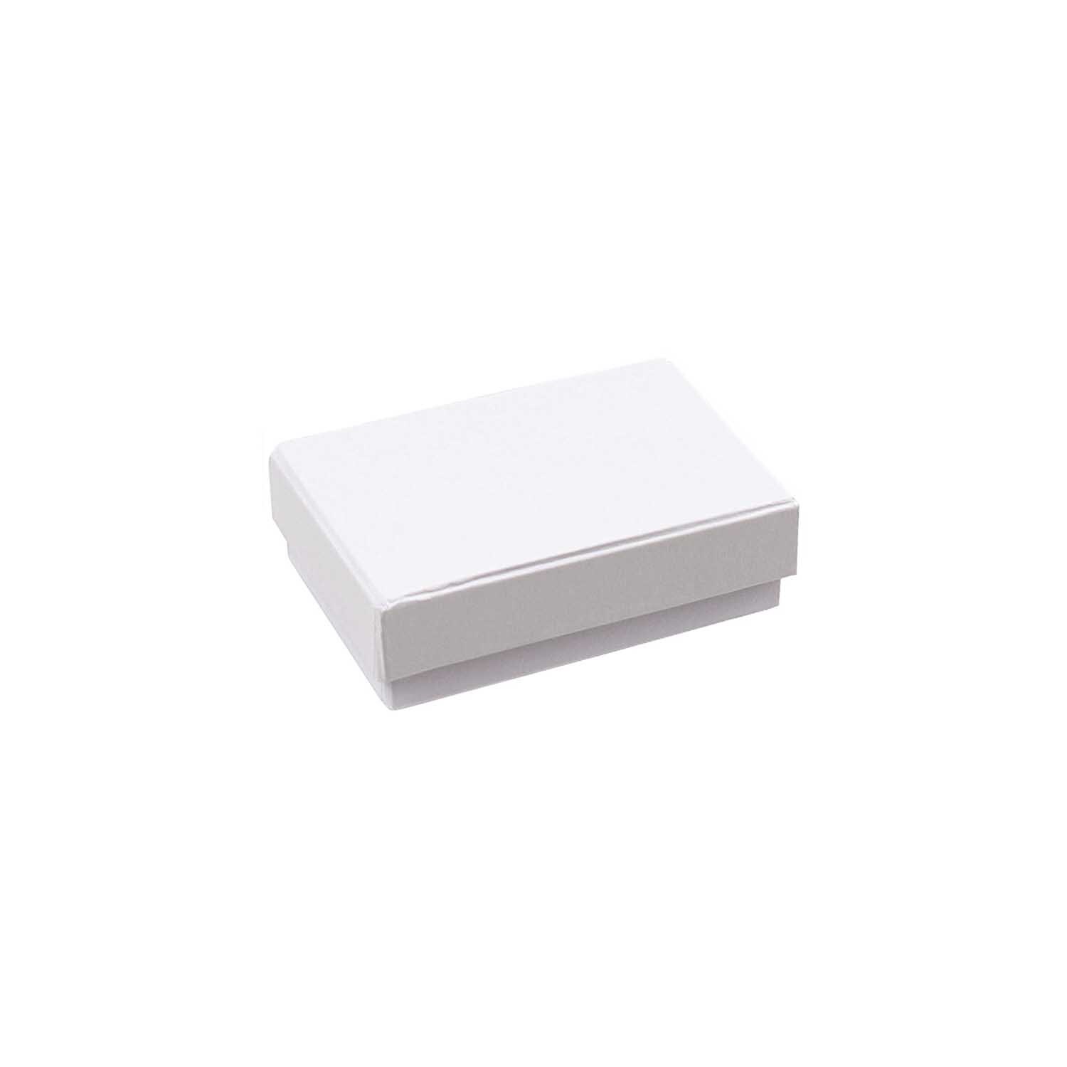 Rechteckbox weiß Größe 10x7x3 cm von Rico Design Rechteckbox weiß von Rico Design, schlichtes Design, ideal zur Aufbewahrung kleiner Gegenstände.