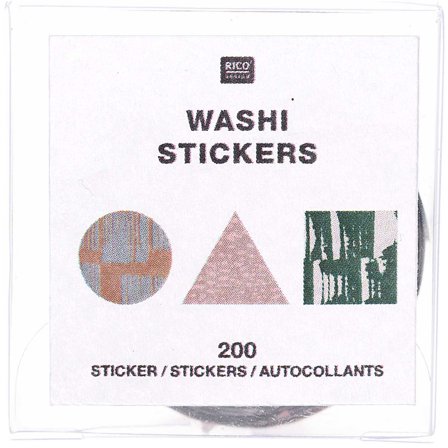 Washi Sticker Struktur 200 Stück von Rico Design