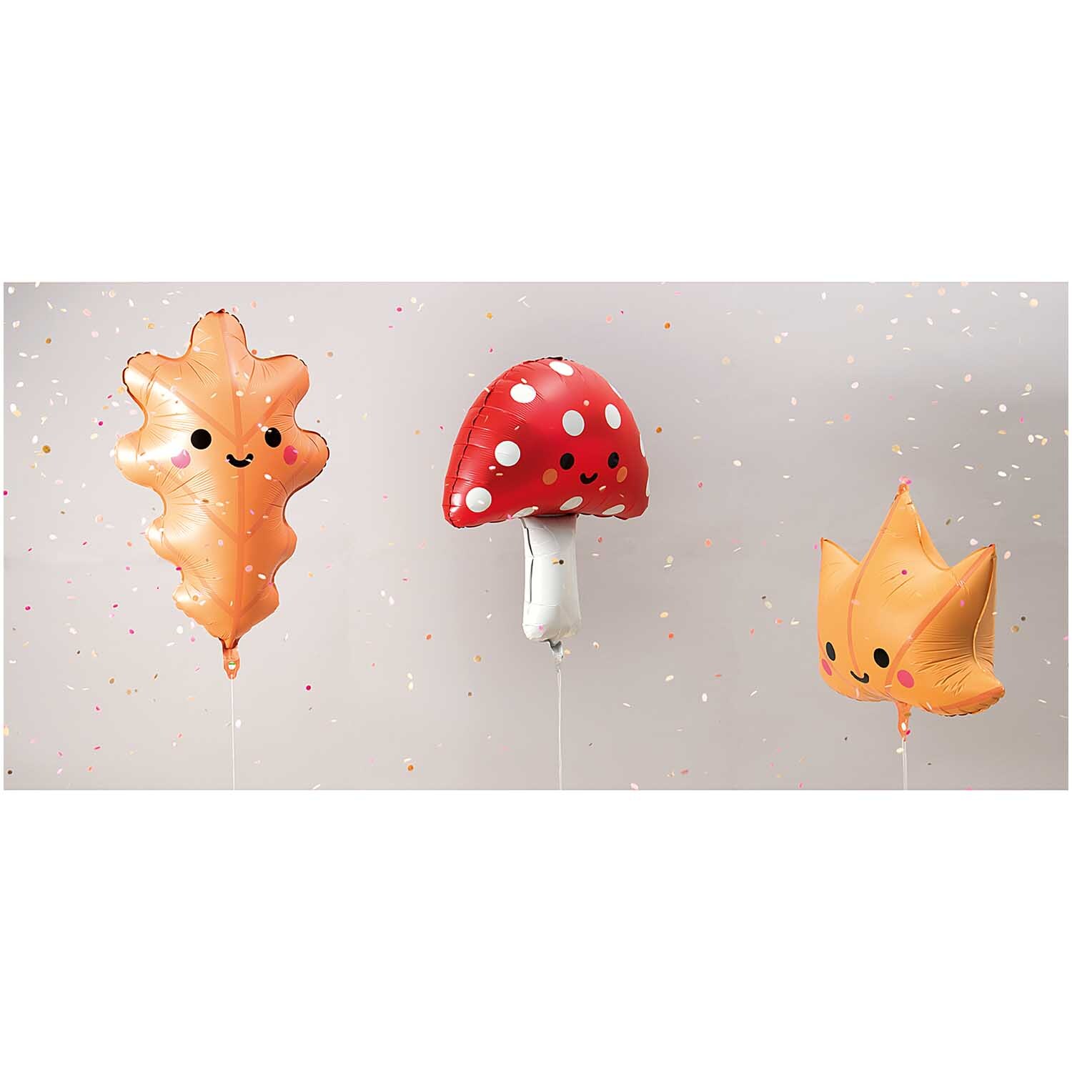 Folienballon Eichenblatt 55x85cm von Rico Design Folienballon Fliegenpilz, Ahorn- und Eichenblatt von Rico Design. Fröhliche Ballons in Pilz- und Blattformen, ideal für Dekorationen.