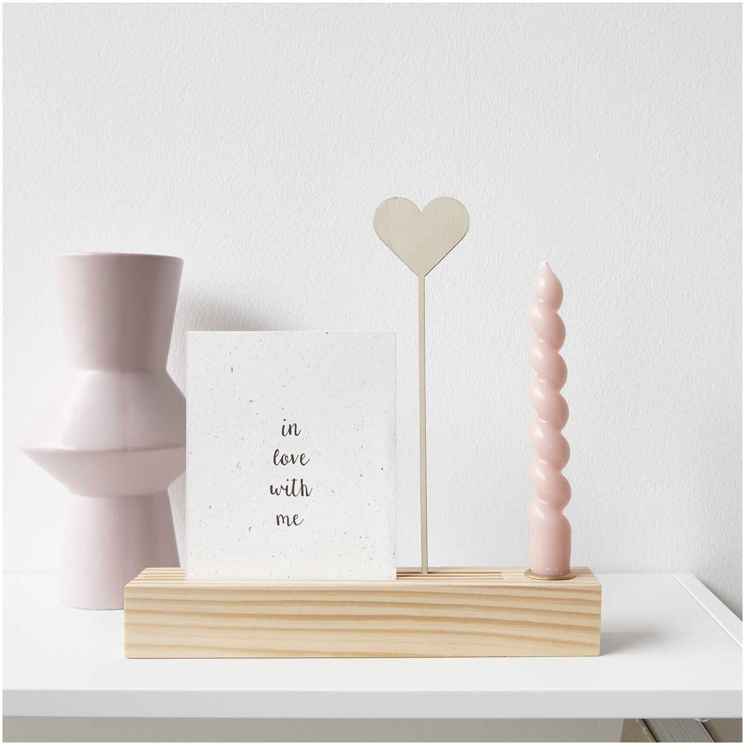 Holzpicker Herz gefüllt 26x5cm von Rico Design