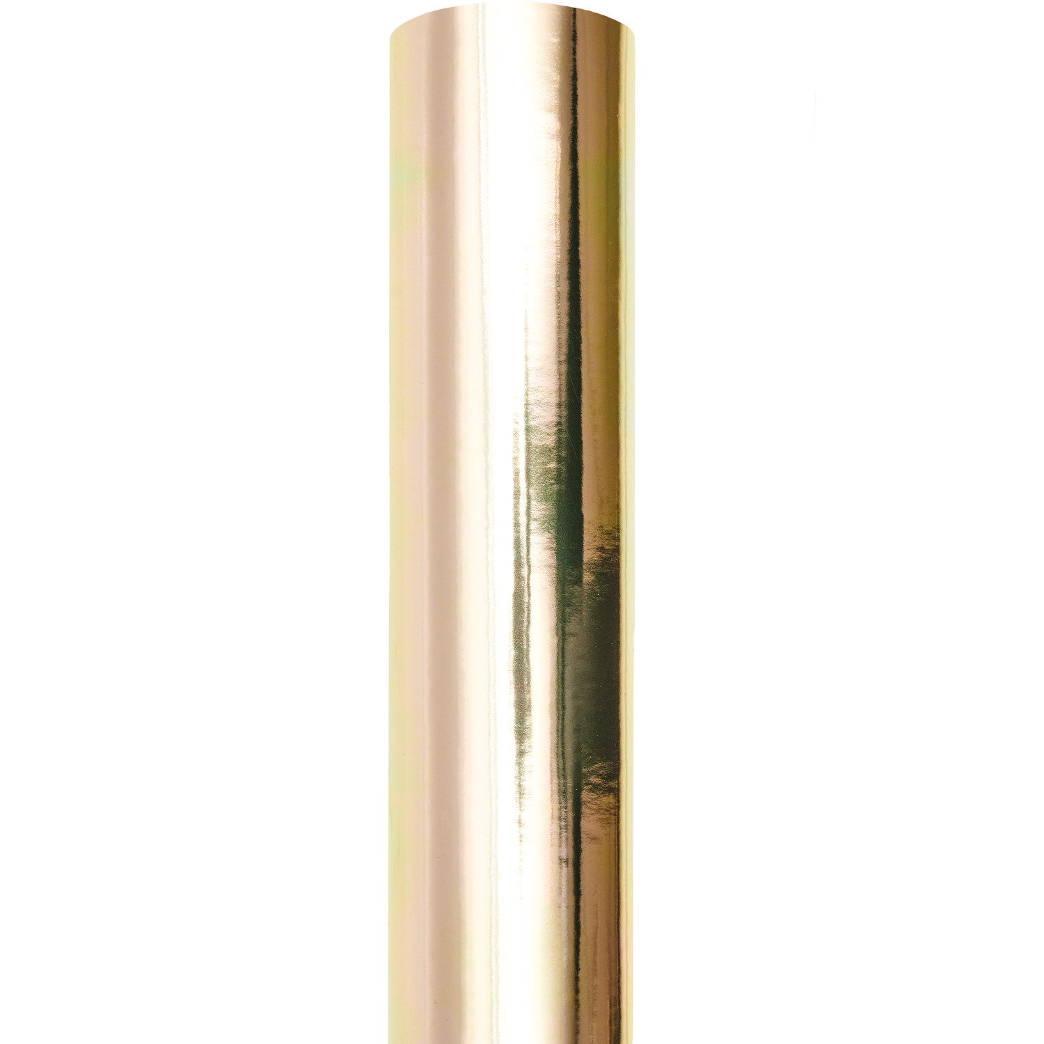 Geschenkpapier Metallic in glänzendem Gold von Rico Design, 70cm x 2m, 80g/m², ideal für edle Verpackungen.