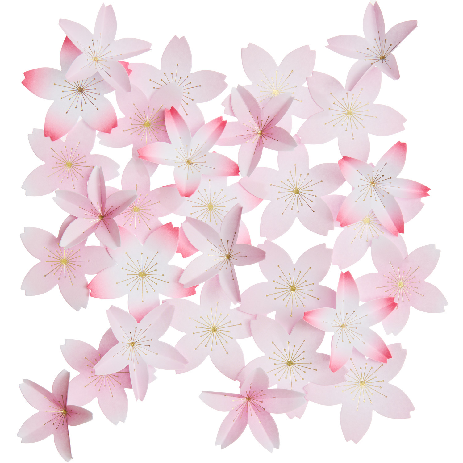 Paper Poetry Mini-Papierblüten Luxury Sakura in Rosa von Rico Design, dekorative Blüten für kreative Projekte und Bastelarbeiten.