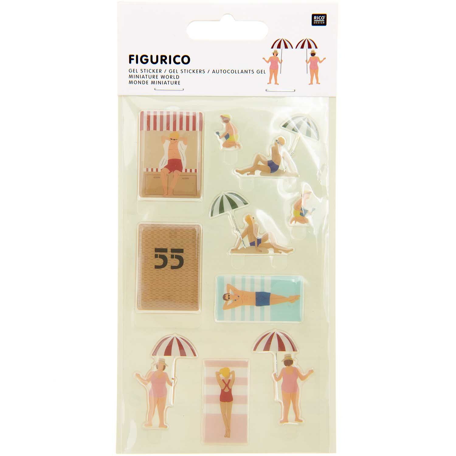 Figurico Gelsticker Strand von Rico Design