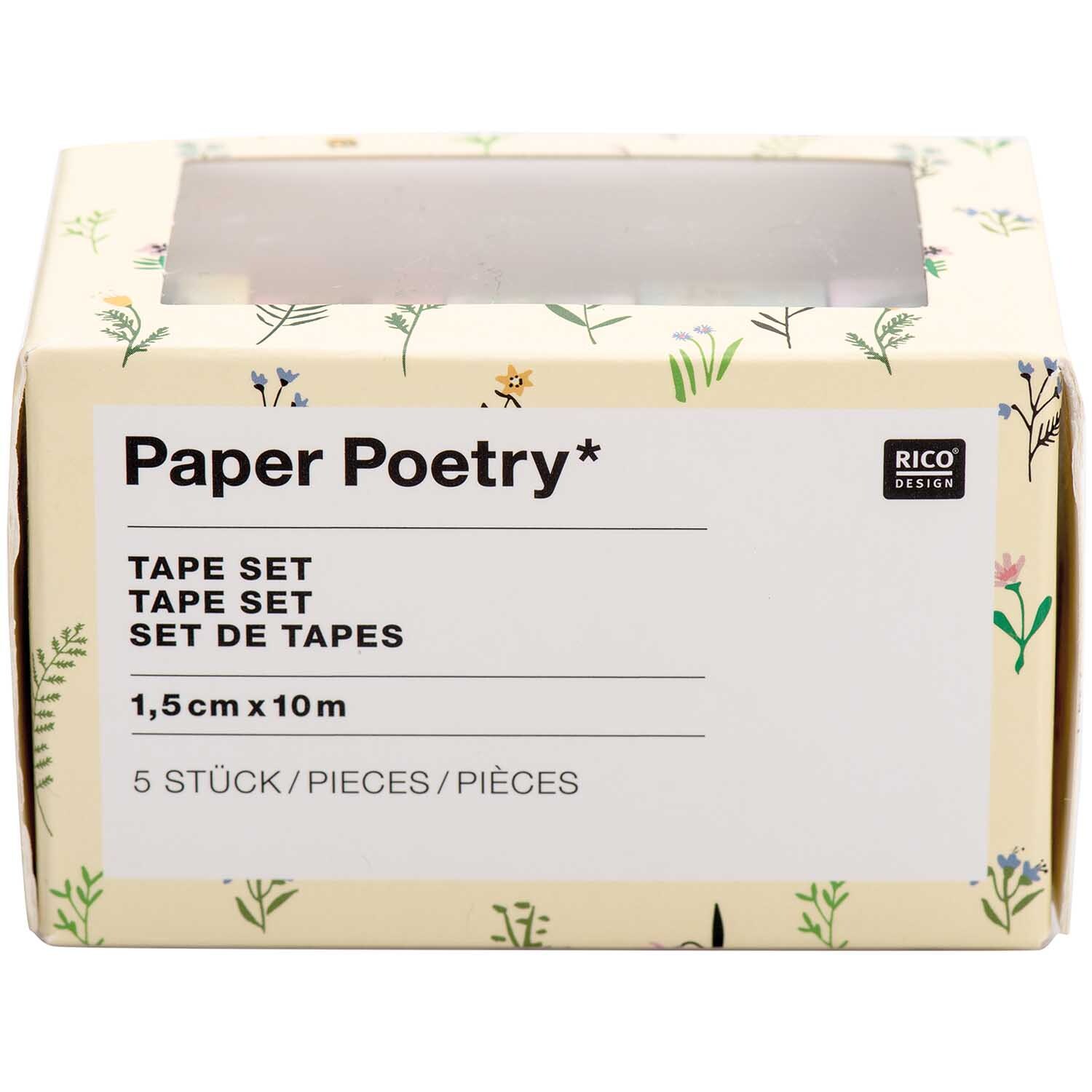 Paper Poetry Tape Set Bunny Hop 5-teilig von Rico Design