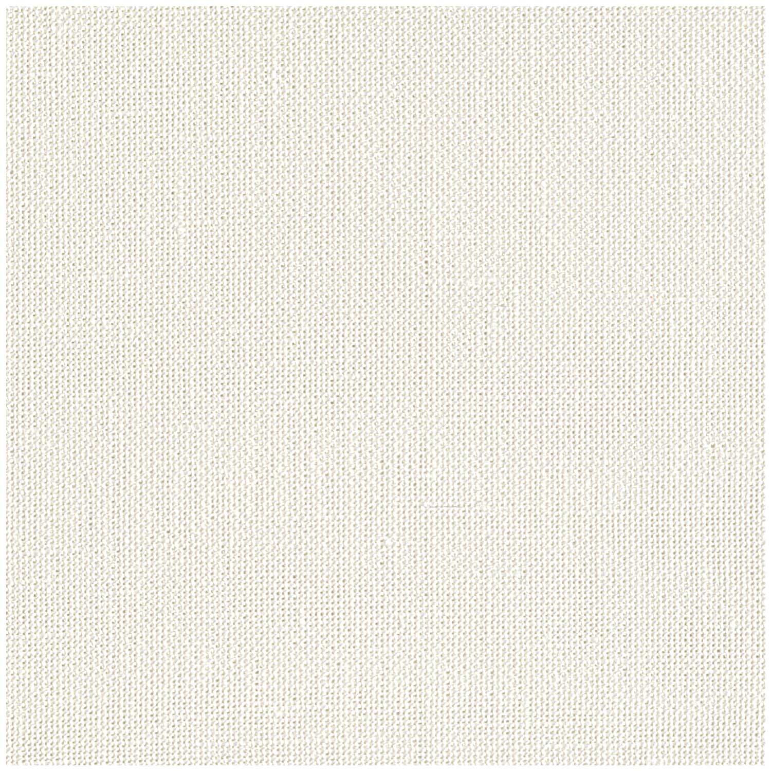 Zählstoff Leinen wollweiß 11-fädig 140cm von Rico Design. Detailansicht des strukturierten, wollweißen Stoffes. Ideal für Handarbeiten und Dekorationen.