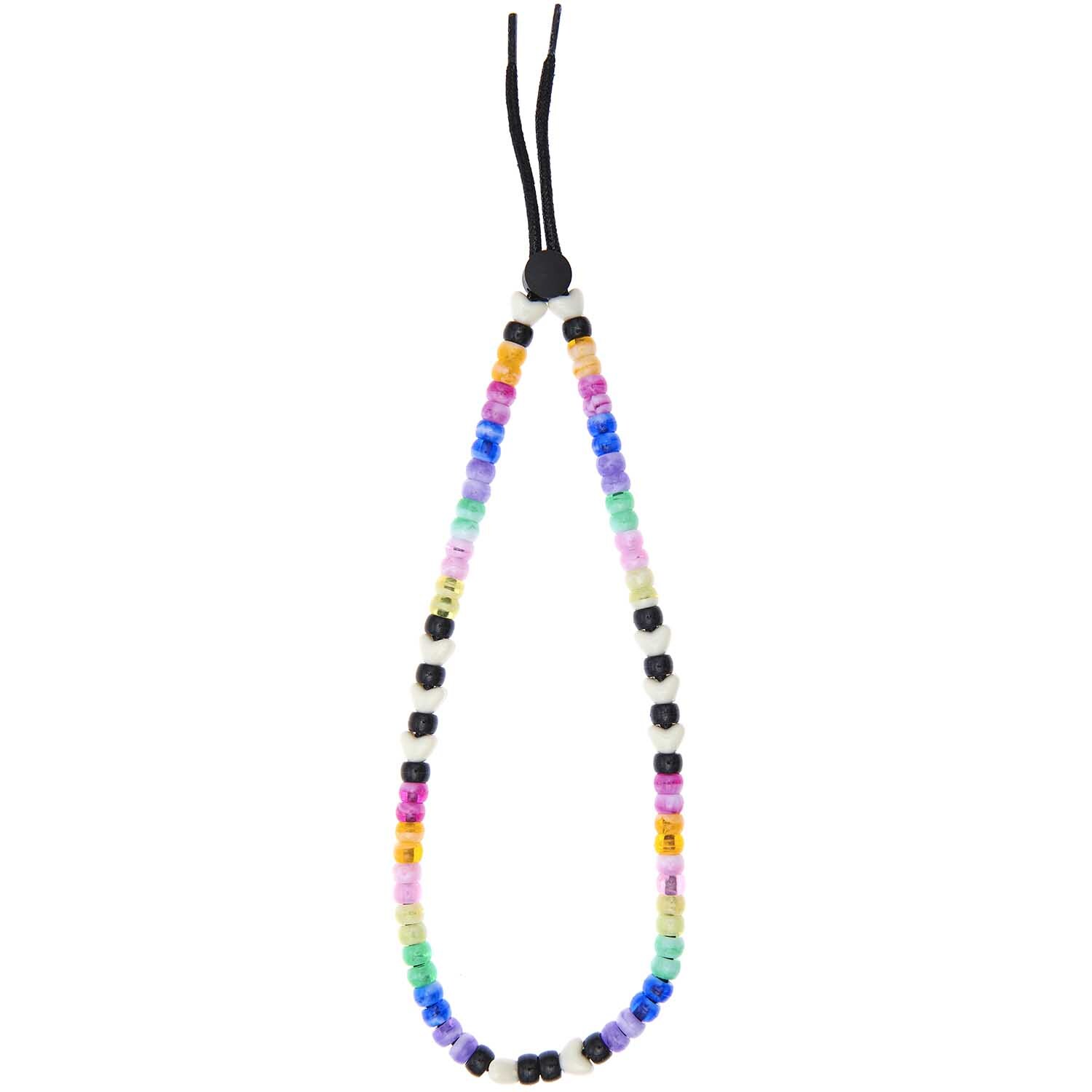 itoshii - Ponii Beads Marmor Mix 9x6mm 80 Stück von Rico Design itoshii - Ponii Beads Marmor Mix 9x6mm, 80 bunte Perlen auf schwarzem Band, ideal für kreative Schmuckprojekte.