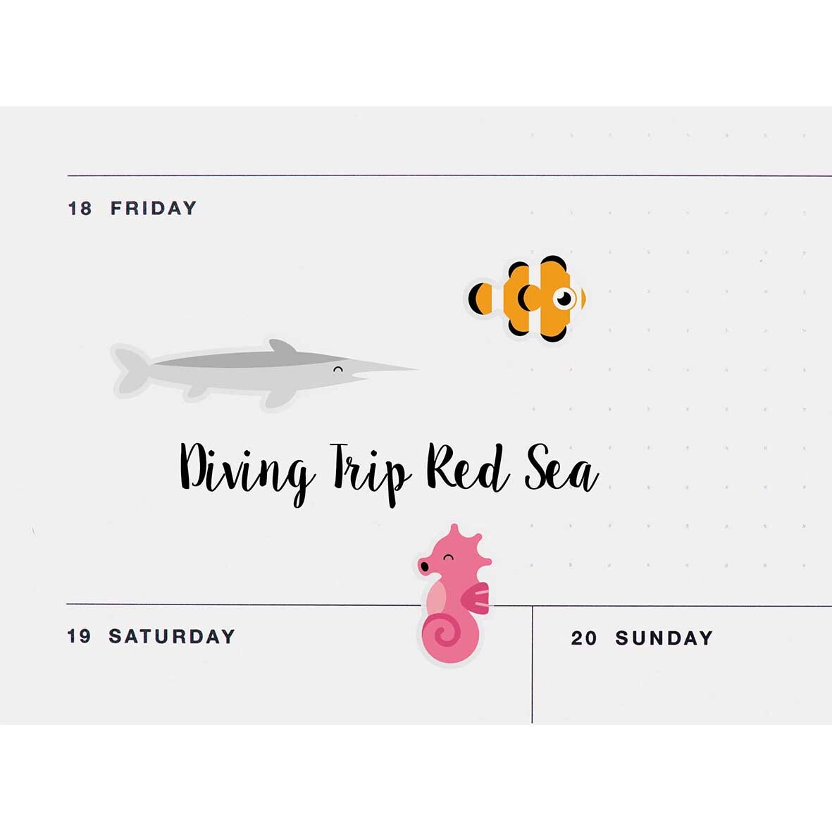 Paper Poetry Gelsticker Fische von Rico Design