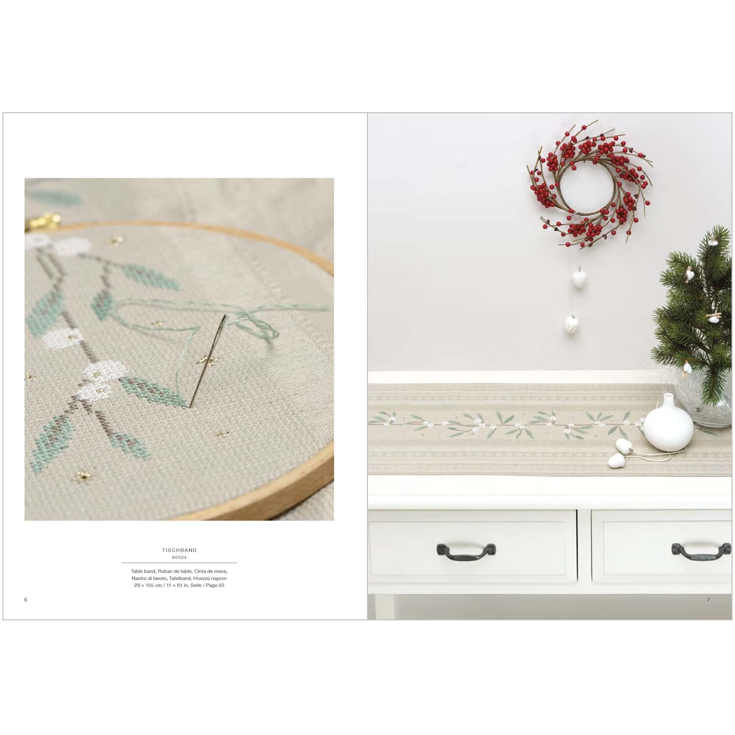 Livret de broderie Christmas is in the air nr. 172 from Rico Design