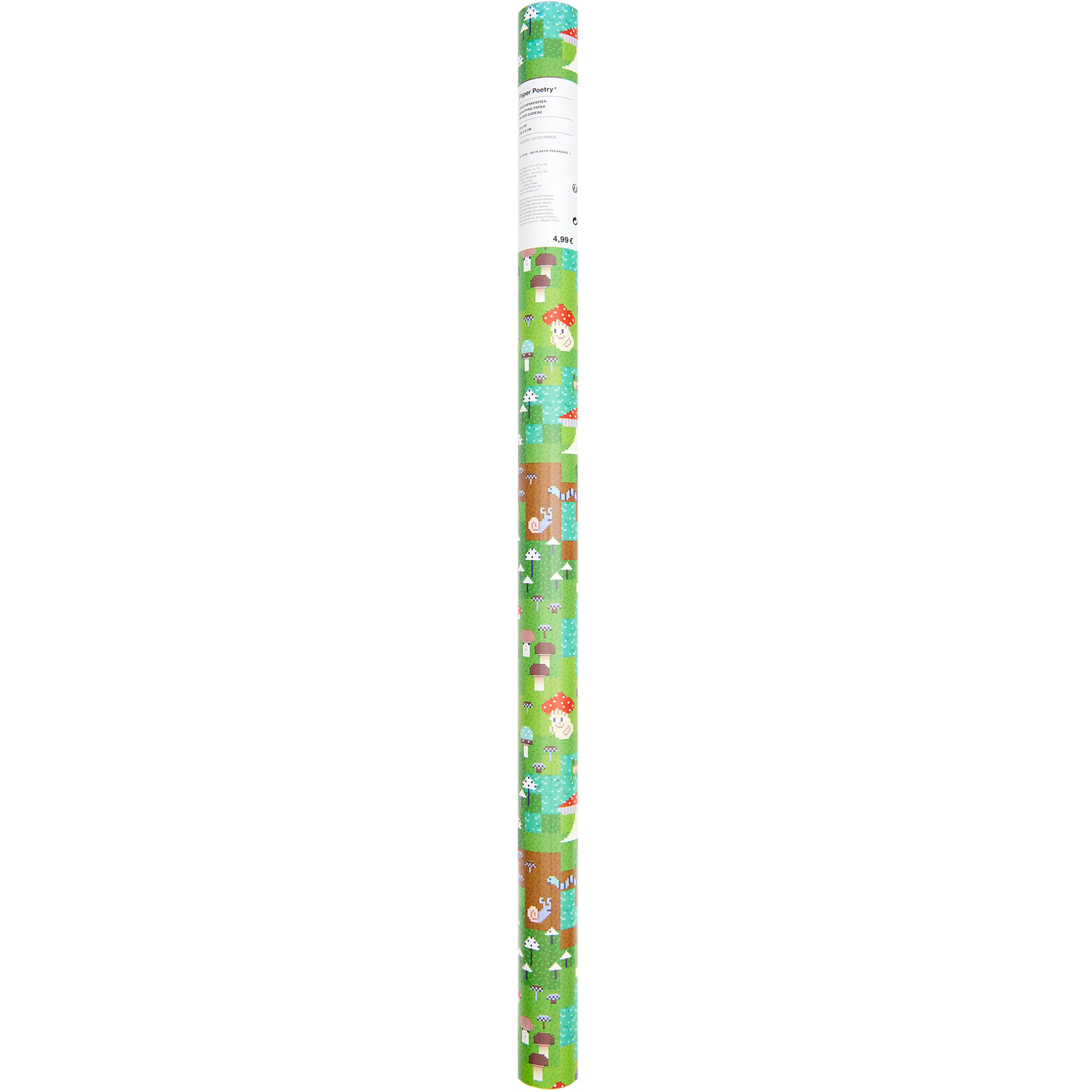 Geschenkpapier Shrooom Games 70cm 2m 80g/m² von Rico Design