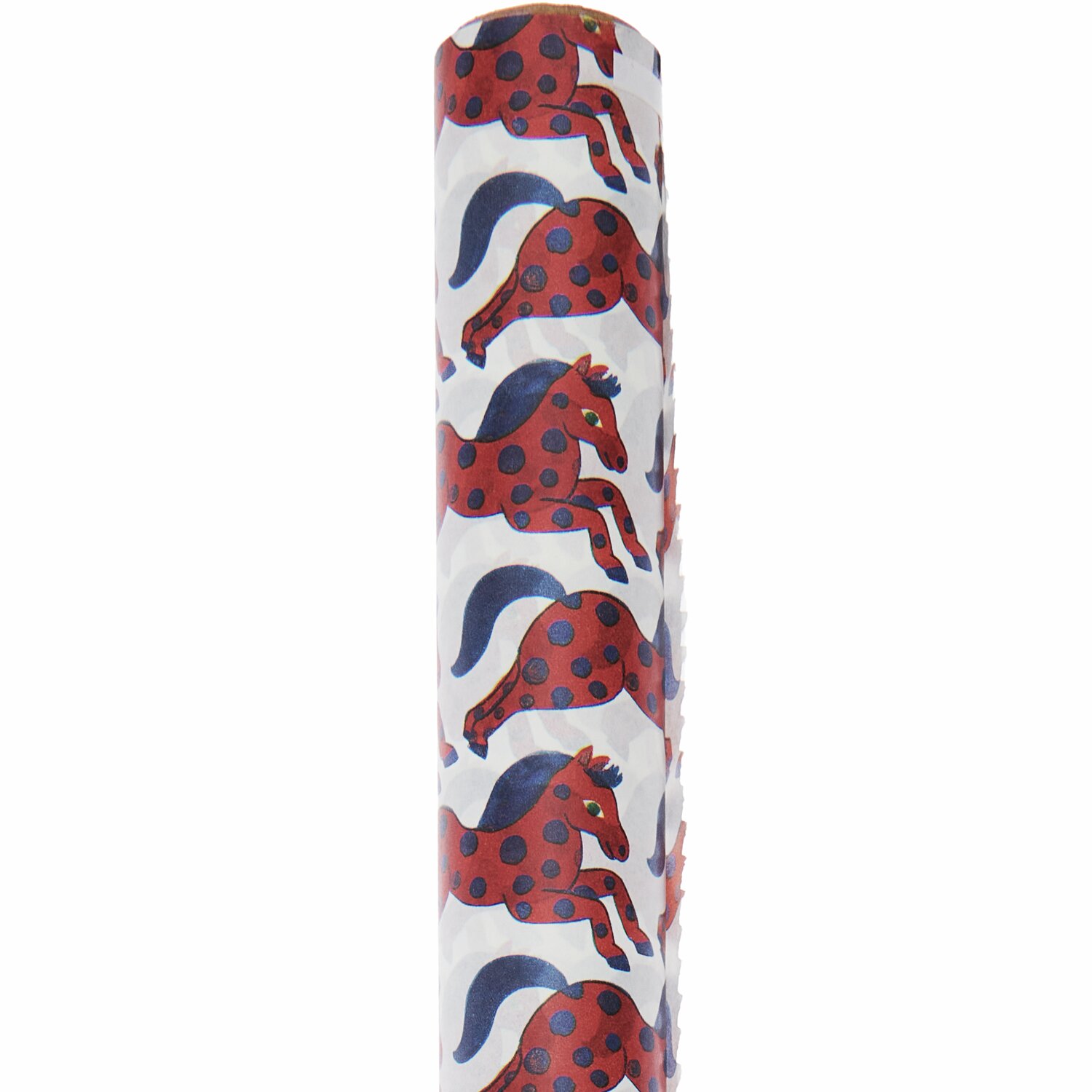 Seidenpapier Pferde 50x415cm 28g/m² Farbe Rot von Rico Design Seidenpapier Pferde mit roten Pferdemotiven auf einer Rolle, 50x415cm, von Rico Design.
