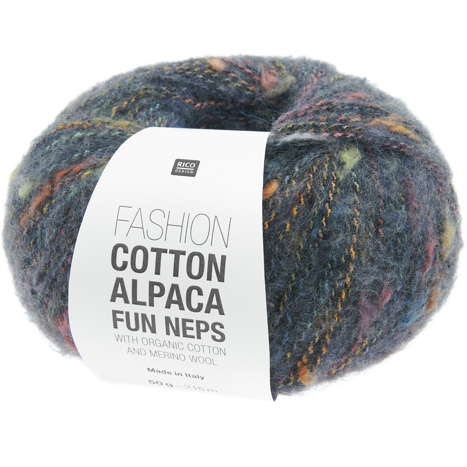 Fashion Cotton Alpaca Fun Neps 50g 215m Couleur Marine from Rico Design Fashion Cotton Alpaca Fun Neps 50g 215m Couleur Marine from Rico Design