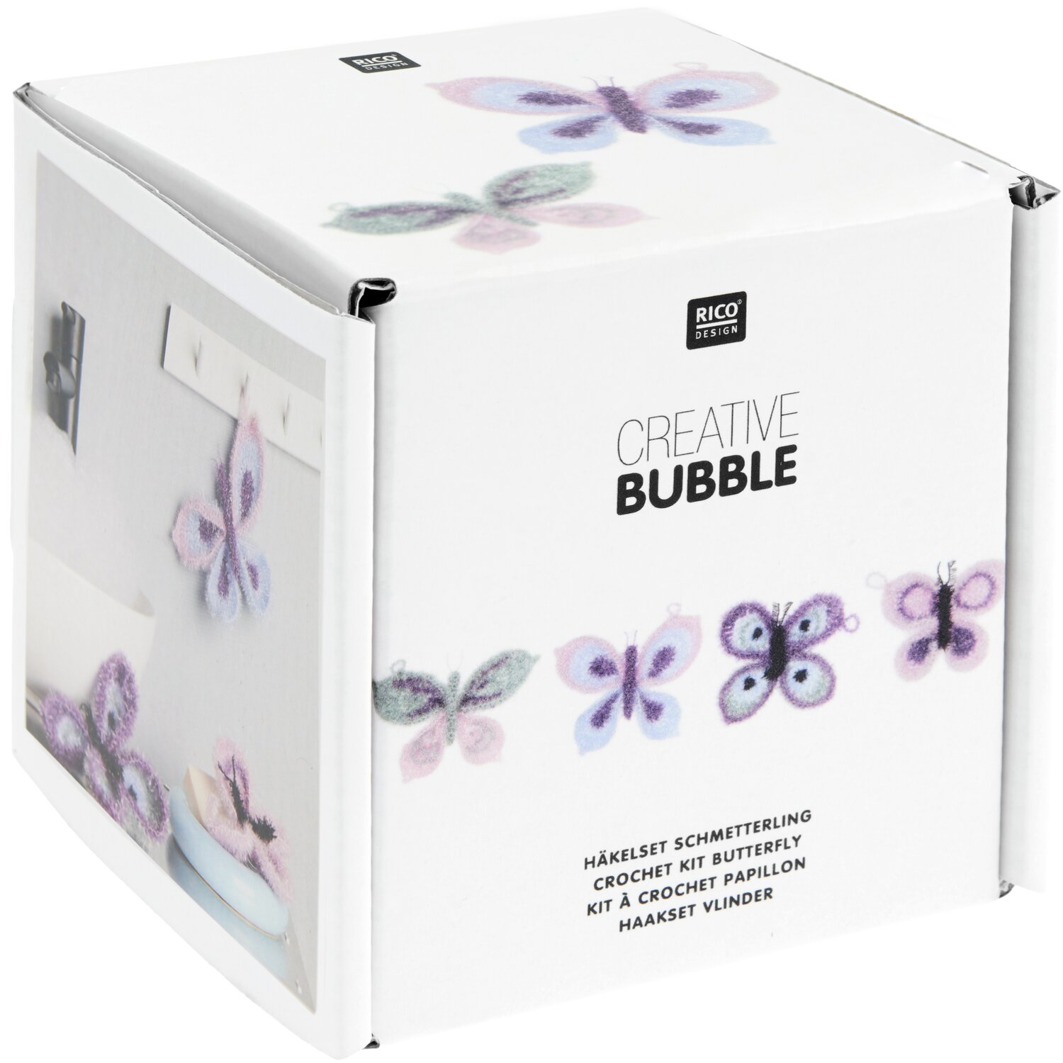 Häkelset Creative Bubble Schmetterling  von Rico Design