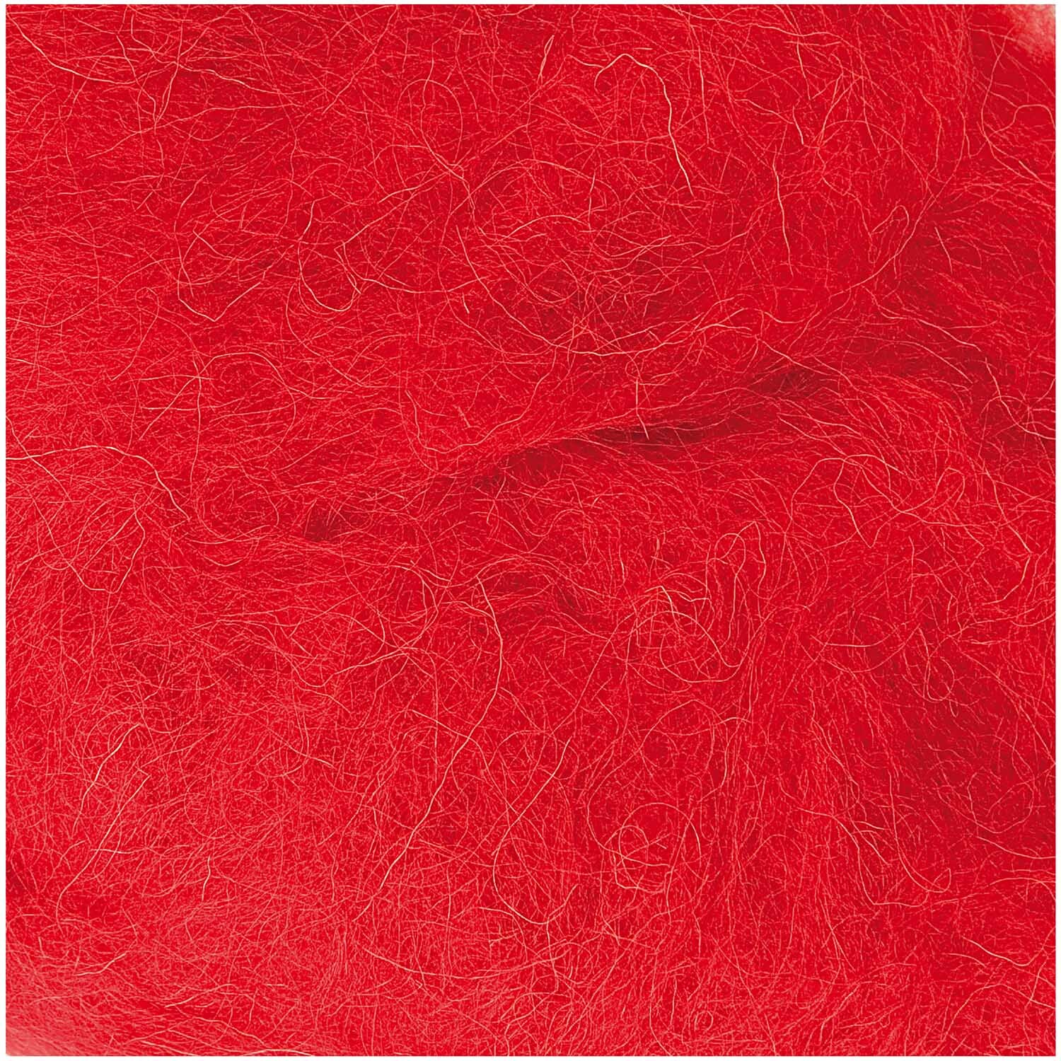 Schafwolle 50g von Rico Design in leuchtendem Rot, ideal für kreative Handarbeitsprojekte.