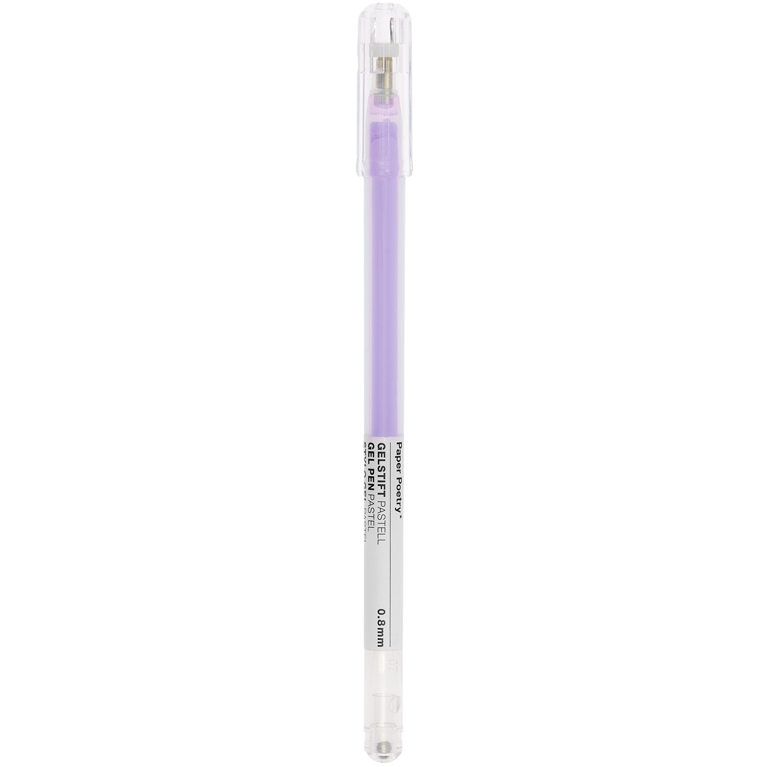 Gel pen pastel 0.8mm colour Purple from Rico Design Gelstift Pastell 0,8mm von Rico Design in zartem Lila, ideal für kreative Projekte.