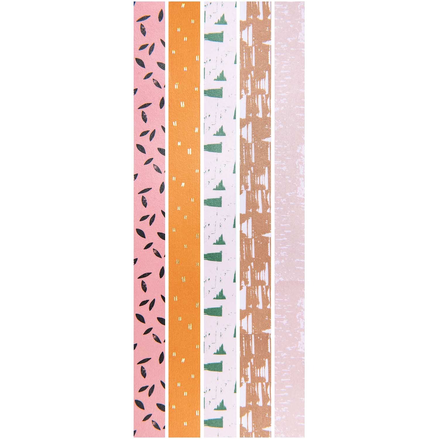 Paper Poetry Tape Set Struktur 5-teilig von Rico Design Paper Poetry Tape Set Struktur, 5-teilig, von Rico Design. Mehrfarbige Muster auf dekorativen Klebebändern. Ideal für kreative Projekte.