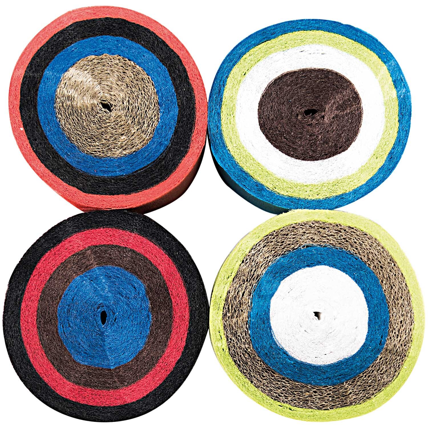 Kreppbänder Cake Pirat von Rico Design, 3,5cm breit, 10m lang, in vier Farben, ideal für kreative Dekorationen.