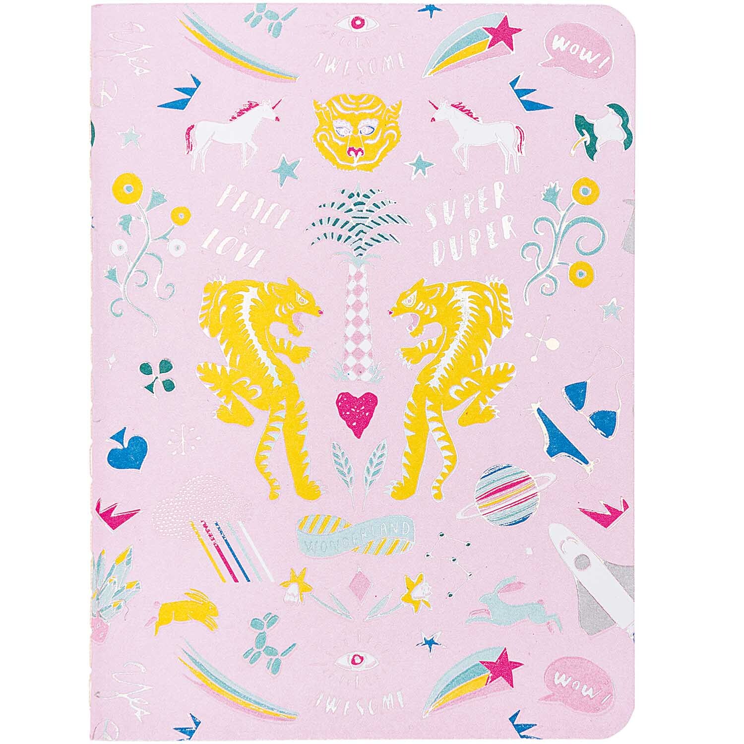 Paper Poetry notebooks Wonderland A6 40 pages 2 pieces from Rico Design