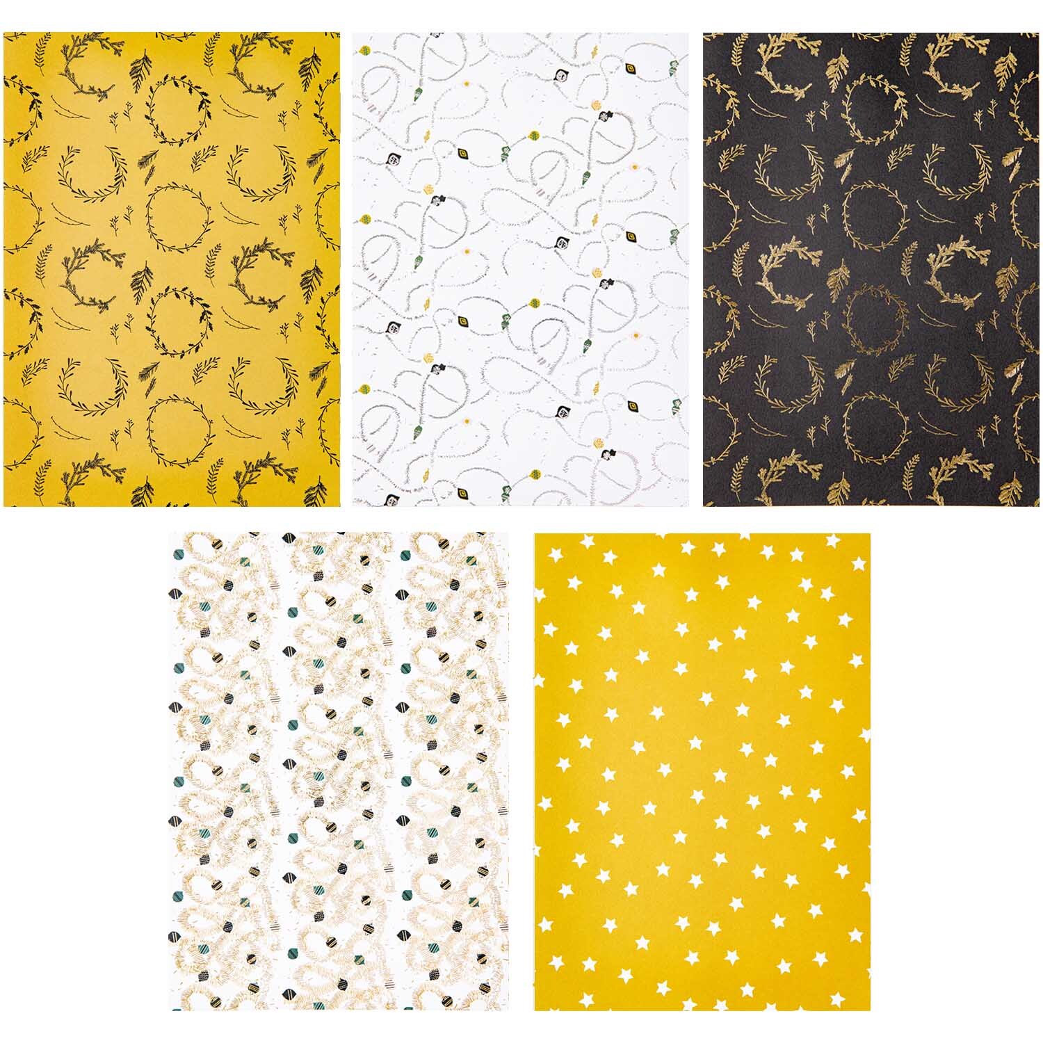 Paper Poetry Motivpapier Nostalgic Christmas schwarz-gold 30 Blatt von Rico Design Paper Poetry Motivpapier Nostalgic Christmas zeigt festliche Designs in Schwarz-Gold und anderen Farben. Ideal für kreative Weihnachtsprojekte.