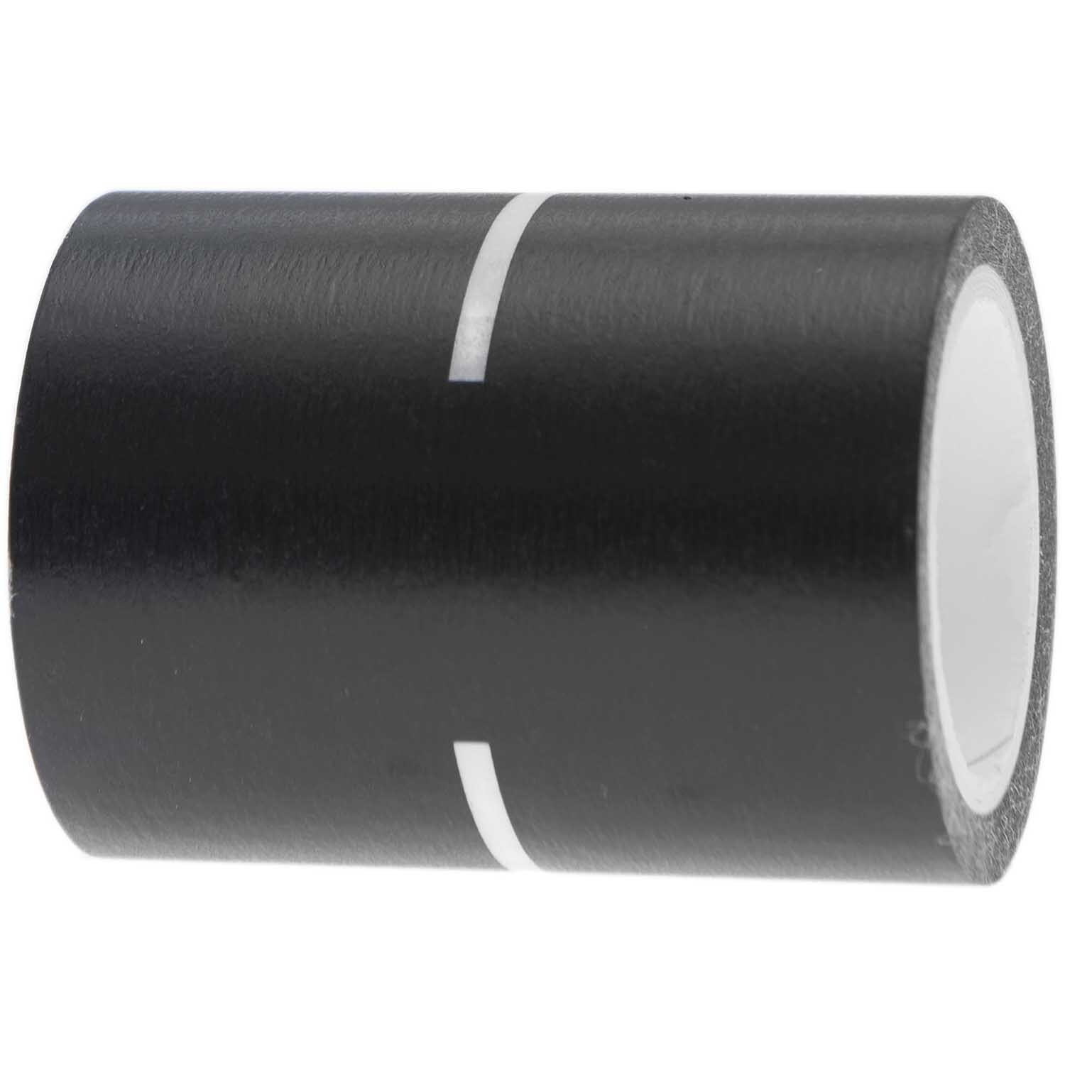Tape Straße 5m von Rico Design in Schwarz mit weißen Markierungen, ideal für kreative Projekte.