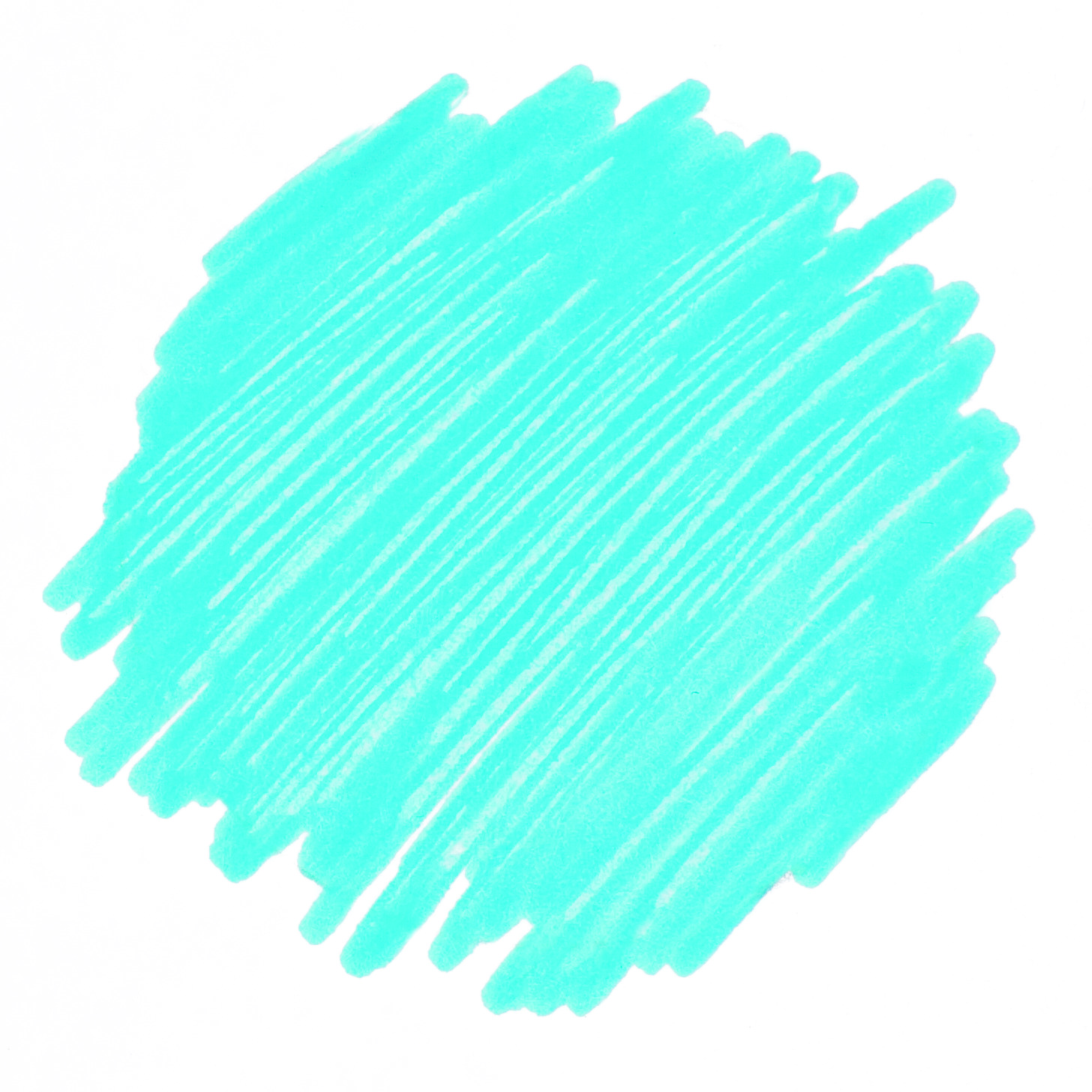 Gel pen neon 0.8mm colour Blue from Rico Design Gelstift Neon 0,8mm von Rico Design in Blau, zeigt eine gleichmäßige blaue Schraffur auf weißem Hintergrund.