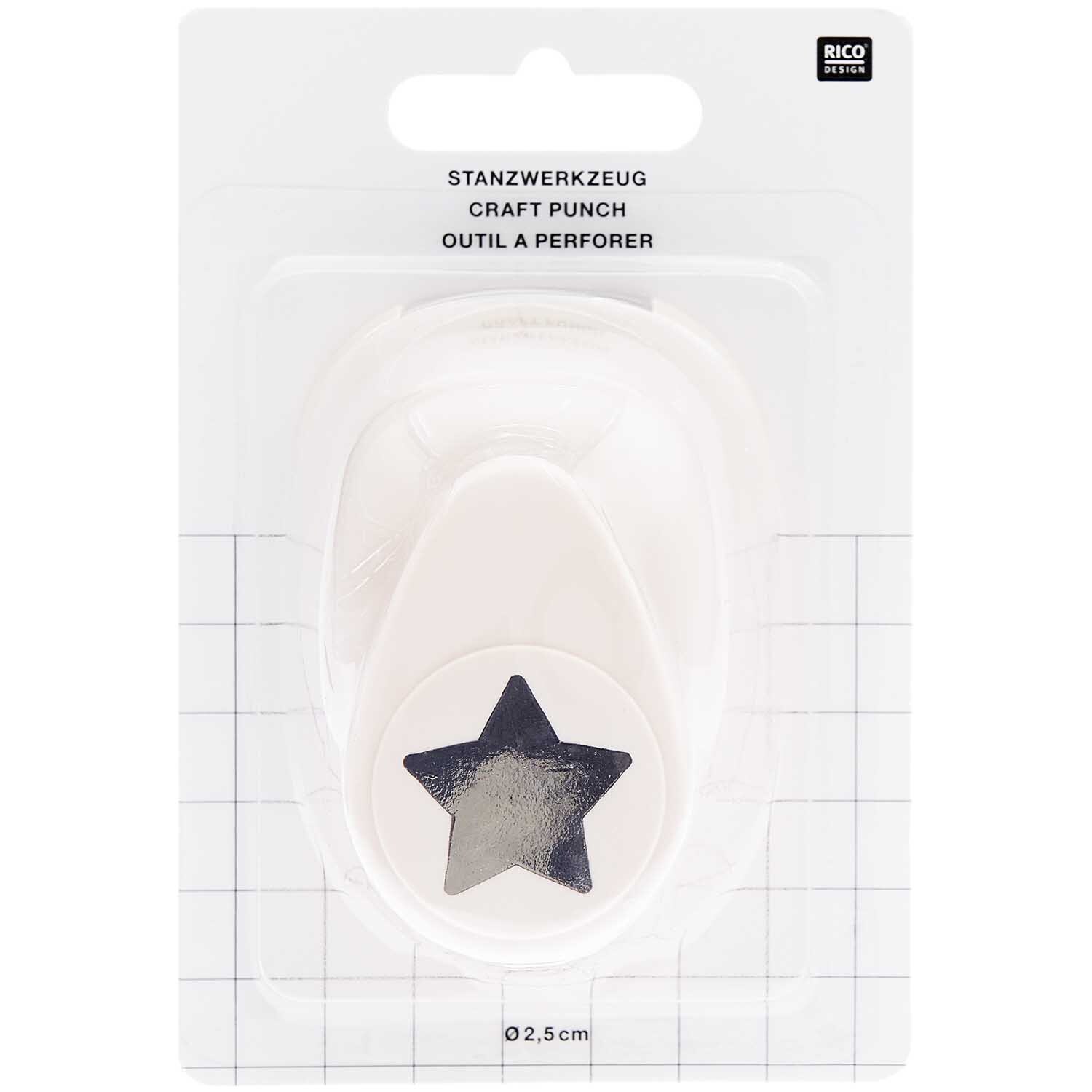 Paper Poetry Stanzer Stern 2,5cm von Rico Design
