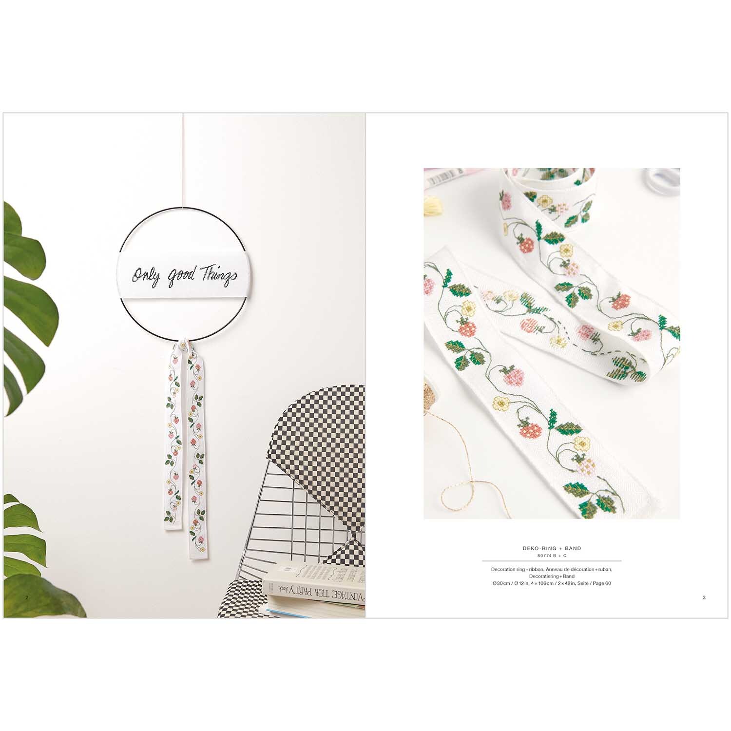 Livret de broderie Just Bees + Fruits + Flowers No. 181 from Rico Design