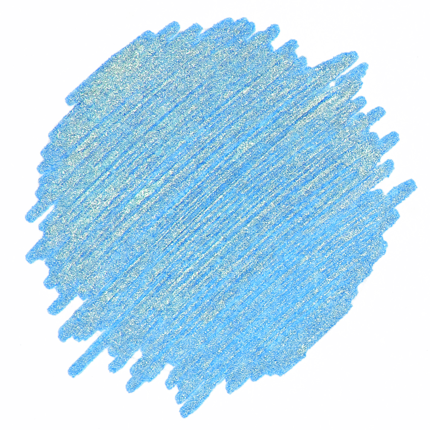 Metallic gel pen 0.8mm colour Blue from Rico Design Gelstift Metallic 0,8mm: Blaue, metallische Gelstiftzeichnung von Rico Design, die schimmernd wirkt.